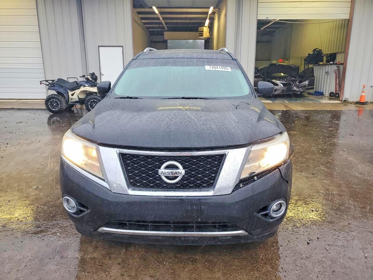 2015 Nissan Pathfinder S Black vin: 5N1AR2MN0FC671196