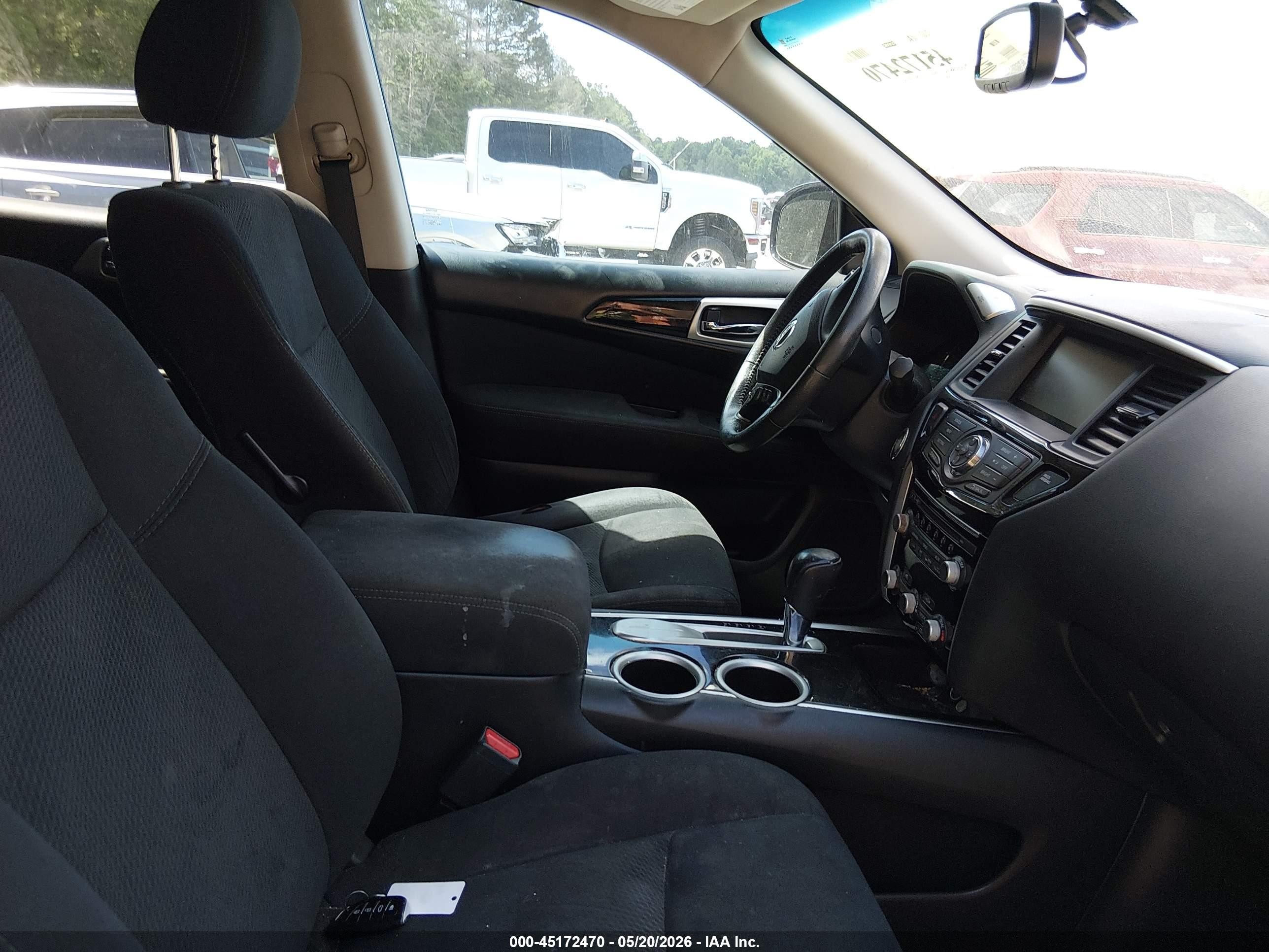 2015 Nissan Pathfinder Sv Blue vin: 5N1AR2MN0FC692727