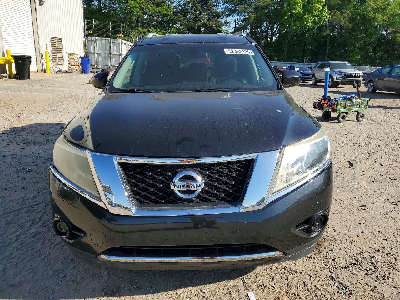 2015 Nissan Pathfinder S Black vin: 5N1AR2MN0FC709462