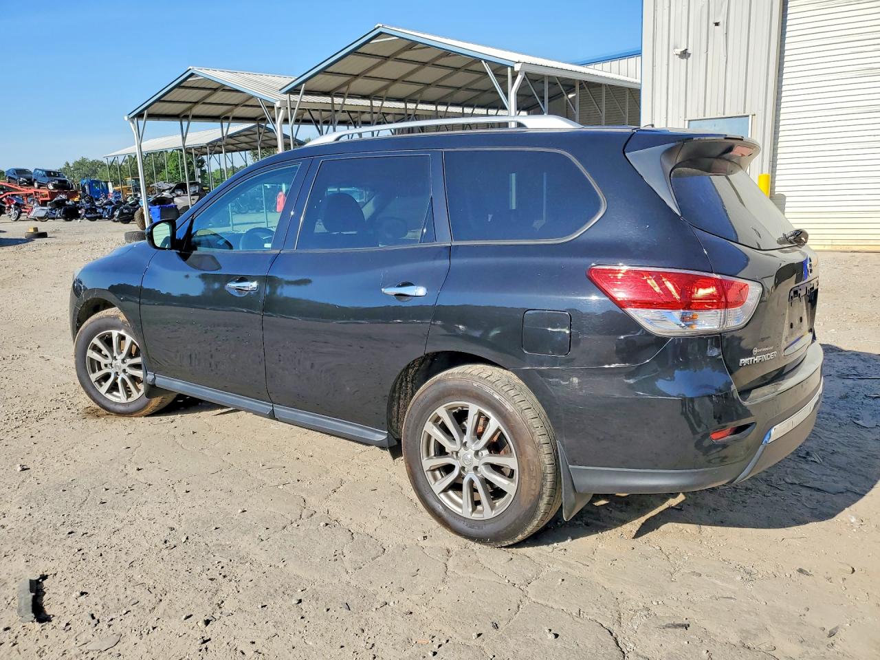 2015 Nissan Pathfinder S Black vin: 5N1AR2MN0FC709462