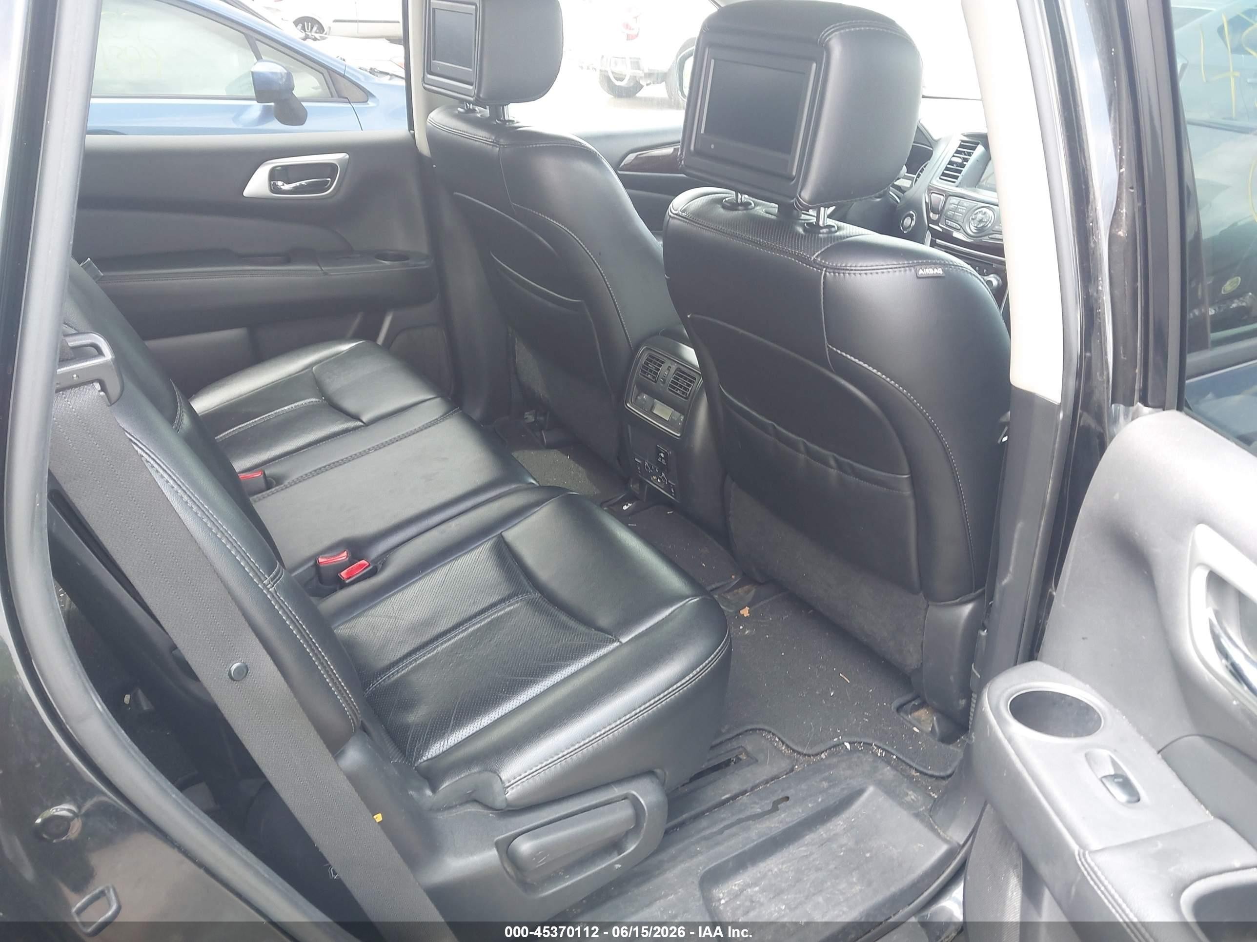 2015 Nissan Pathfinder Platinum Black vin: 5N1AR2MN0FC712247