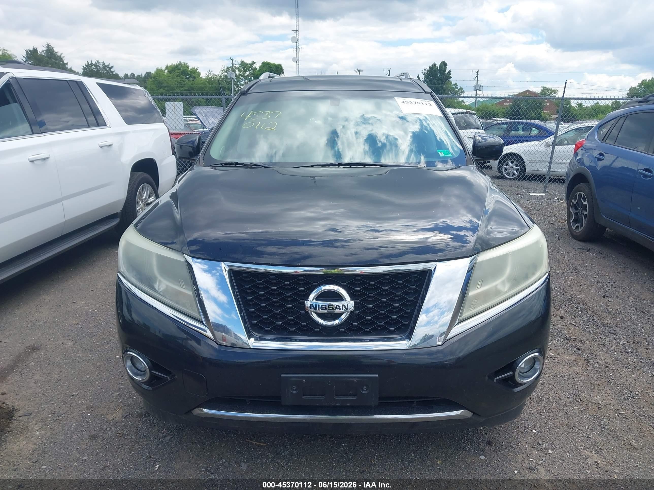 2015 Nissan Pathfinder Platinum Black vin: 5N1AR2MN0FC712247
