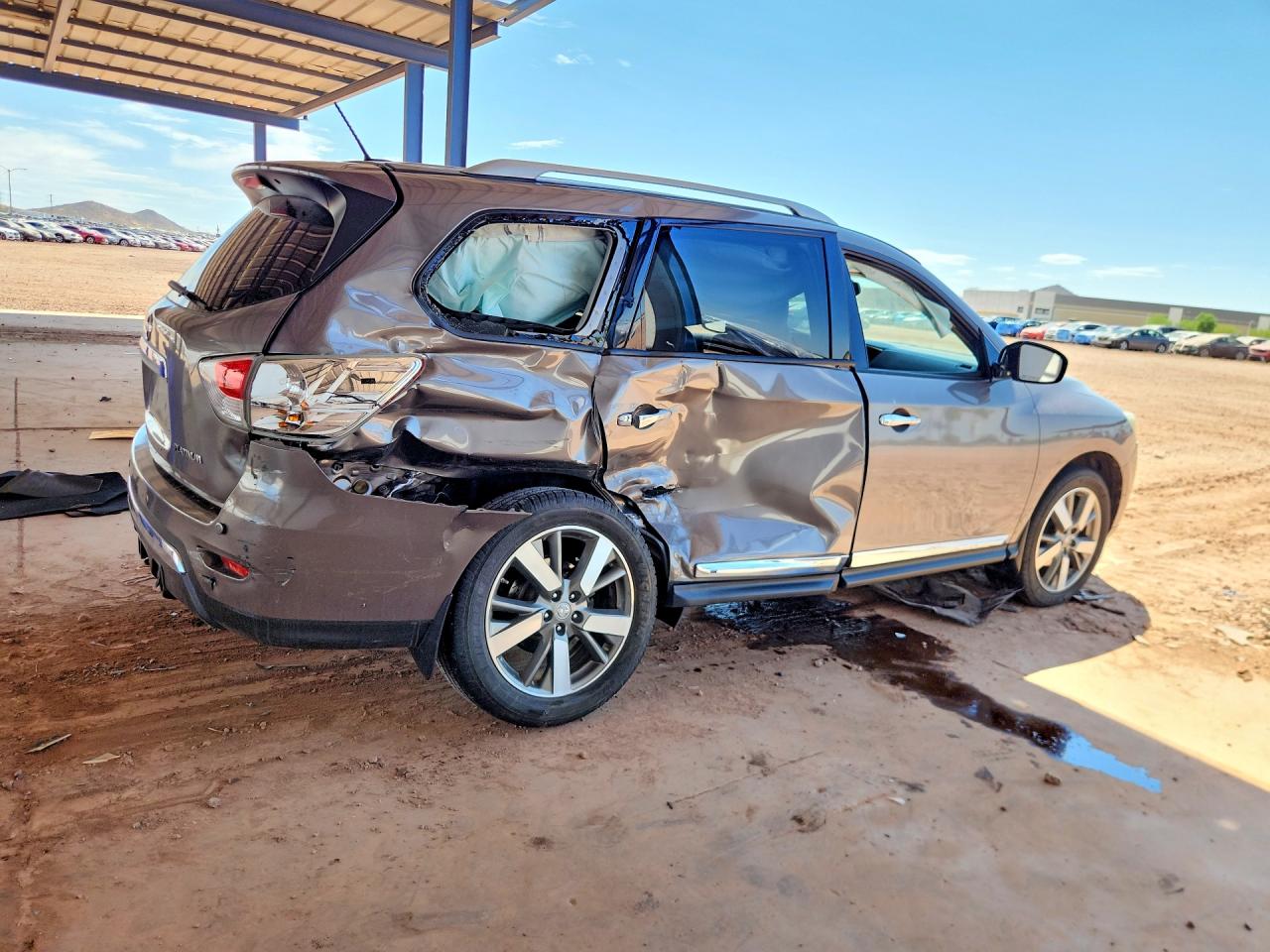 2013 Nissan Pathfinder S Tan vin: 5N1AR2MN1DC611408
