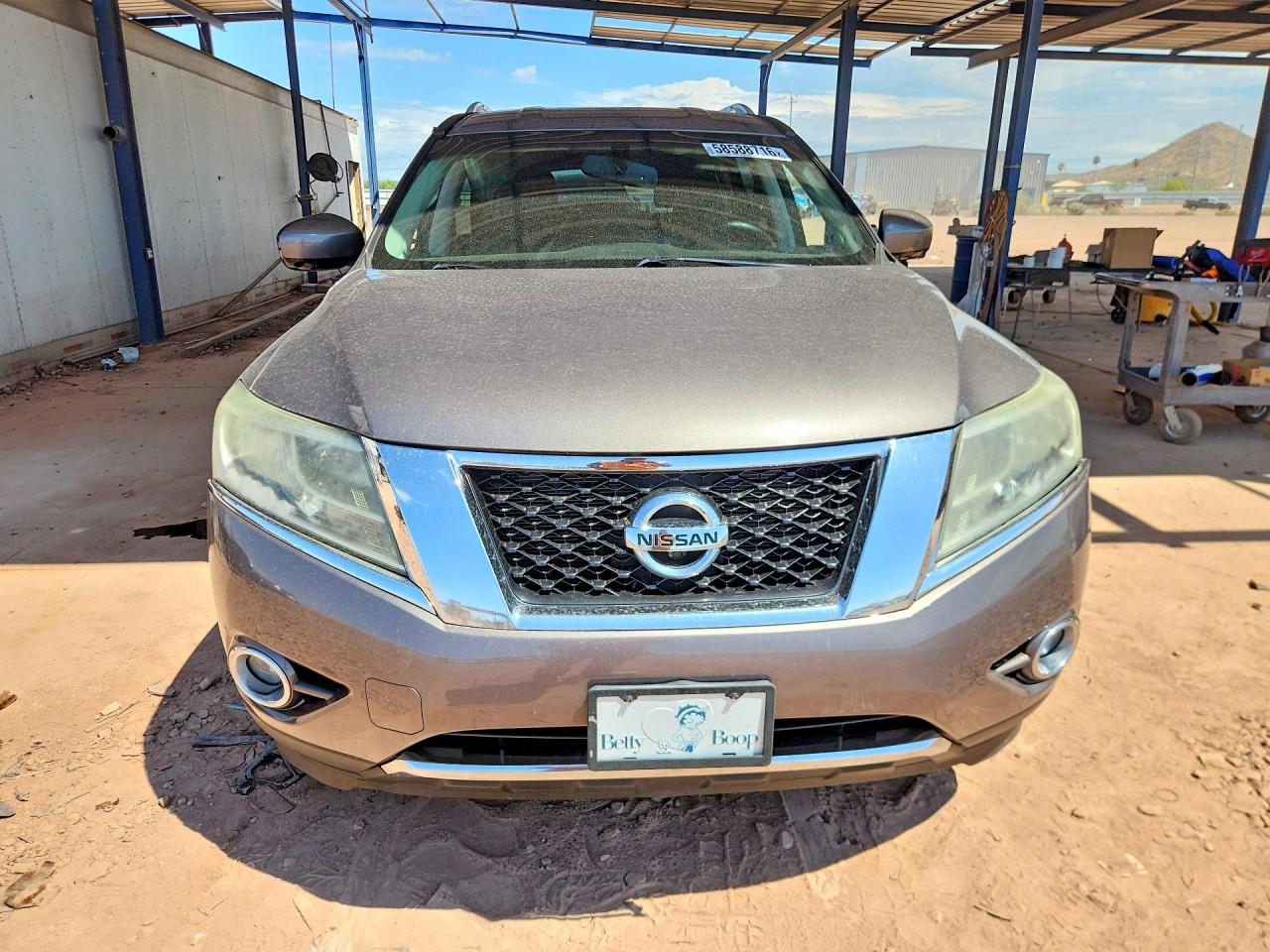 2013 Nissan Pathfinder S Tan vin: 5N1AR2MN1DC611408
