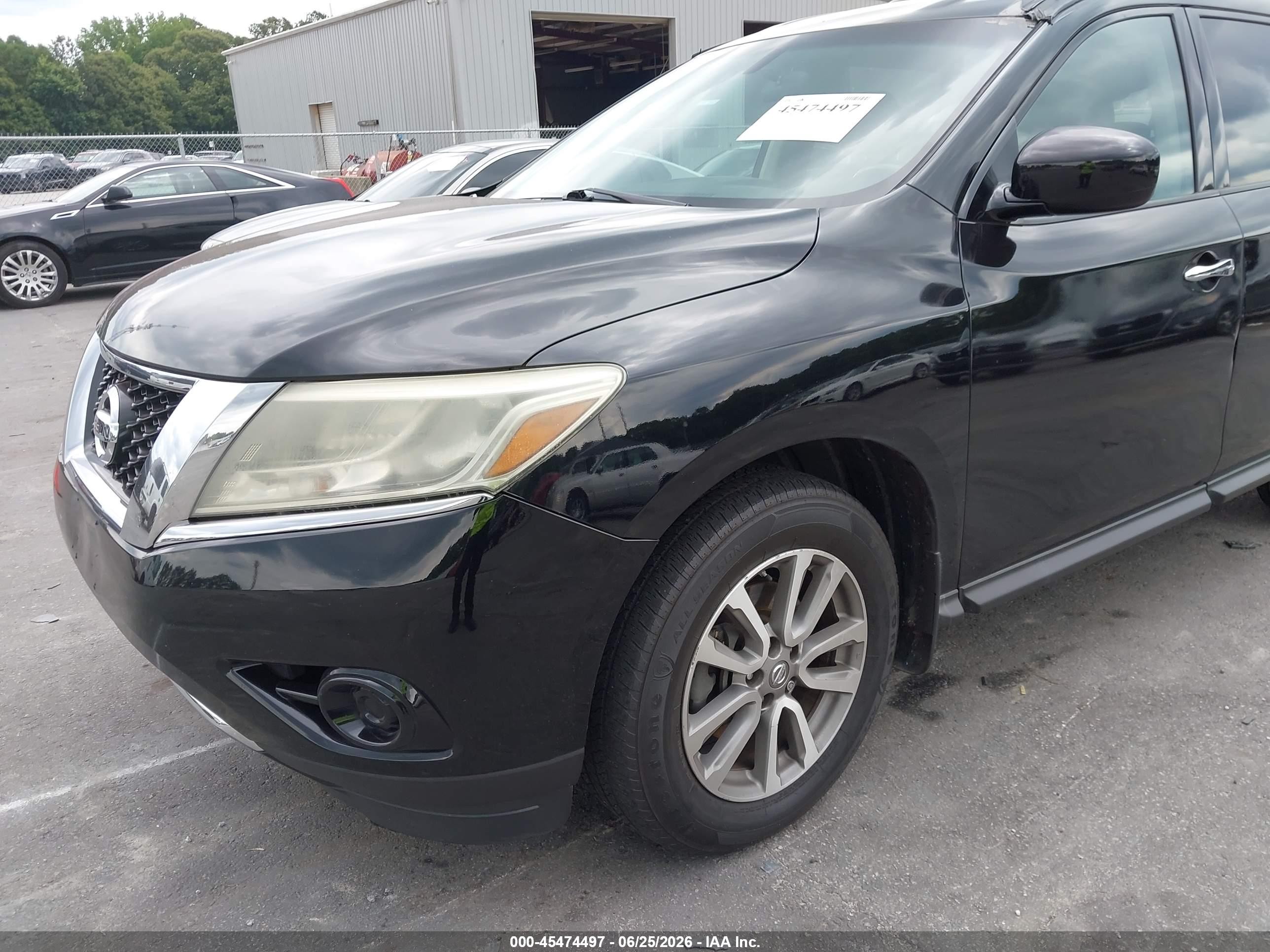 2013 Nissan Pathfinder Sv Black vin: 5N1AR2MN1DC615927