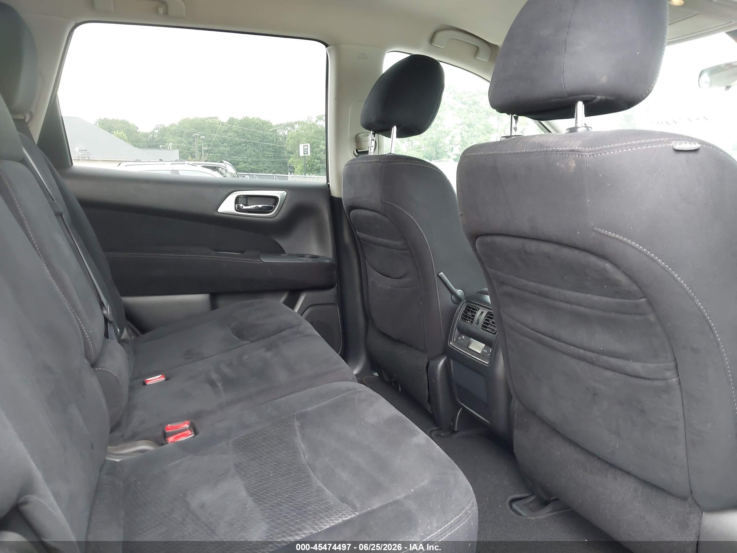 2013 Nissan Pathfinder Sv Black vin: 5N1AR2MN1DC615927