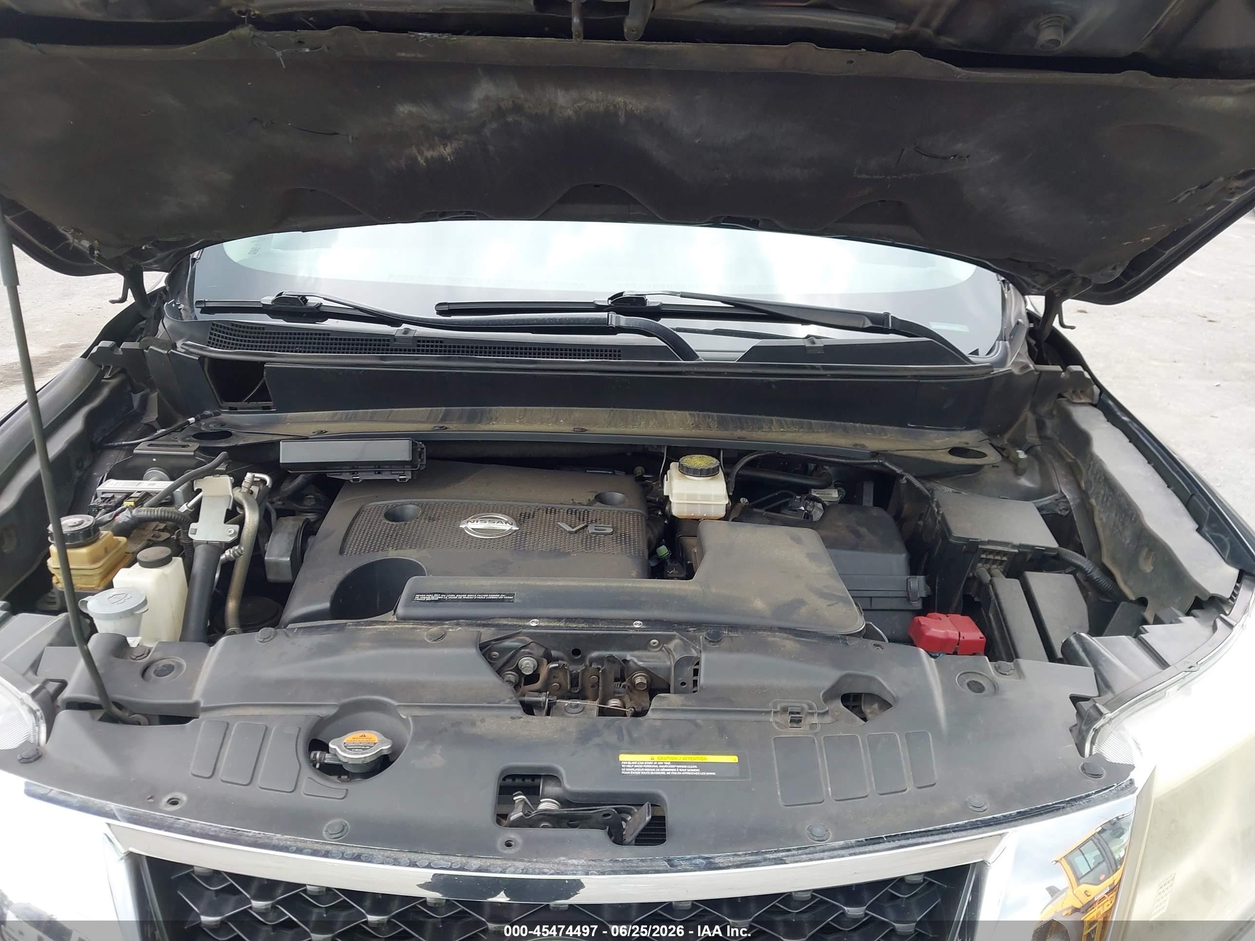 2013 Nissan Pathfinder Sv Black vin: 5N1AR2MN1DC615927