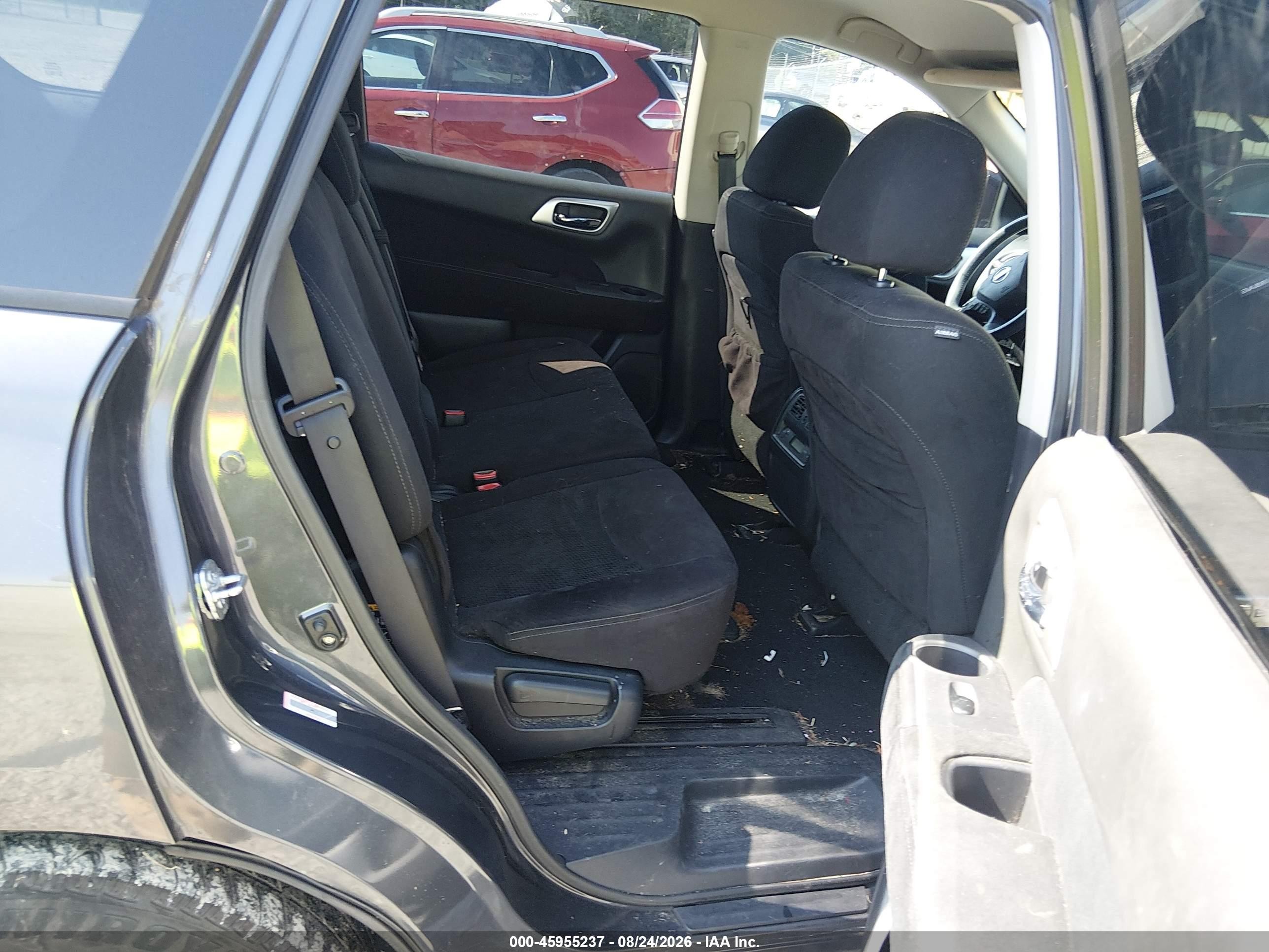 2013 Nissan Pathfinder Sv Gray vin: 5N1AR2MN1DC628662