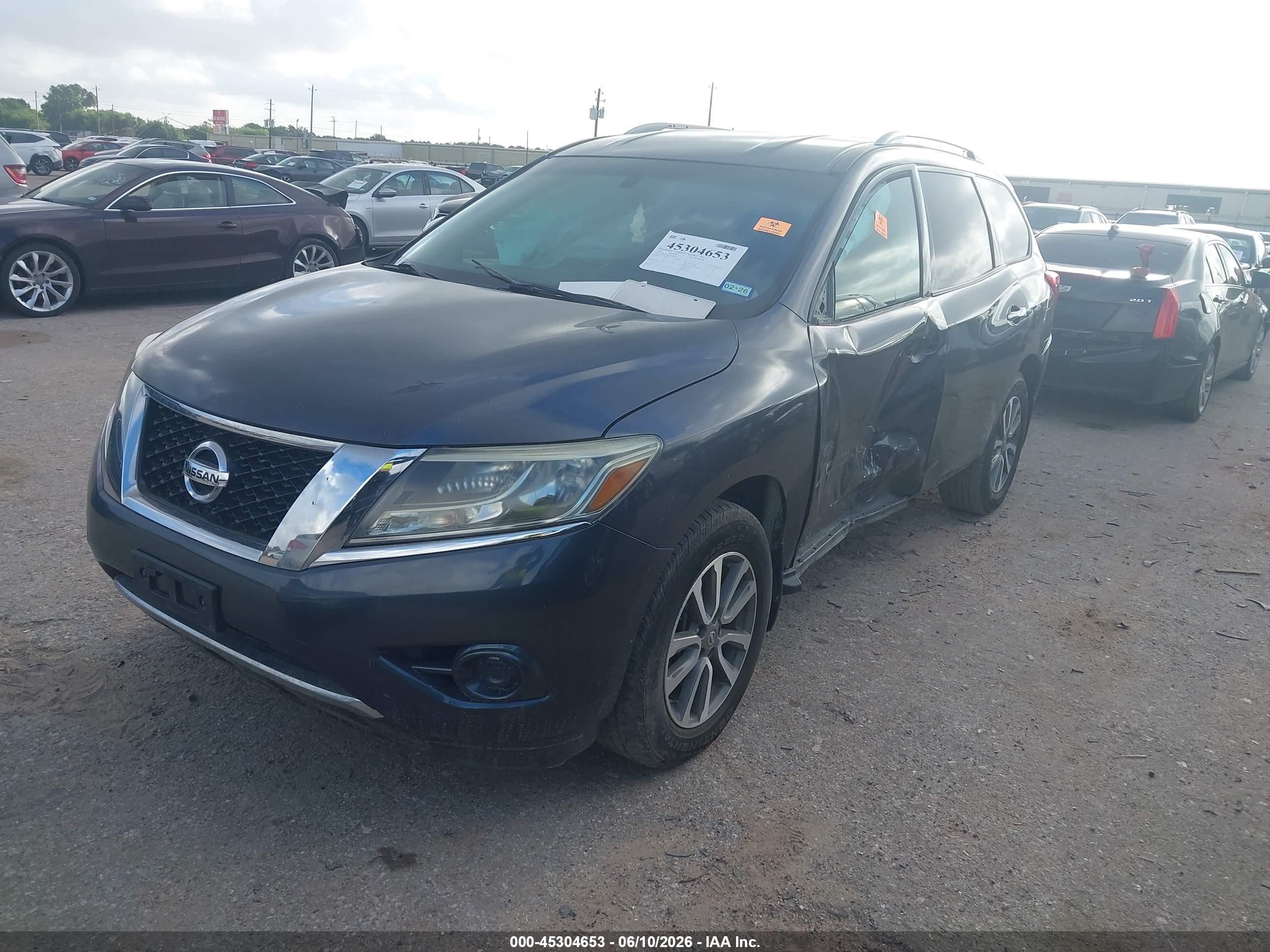 2013 Nissan Pathfinder Sv Серый vin: 5N1AR2MN1DC640939
