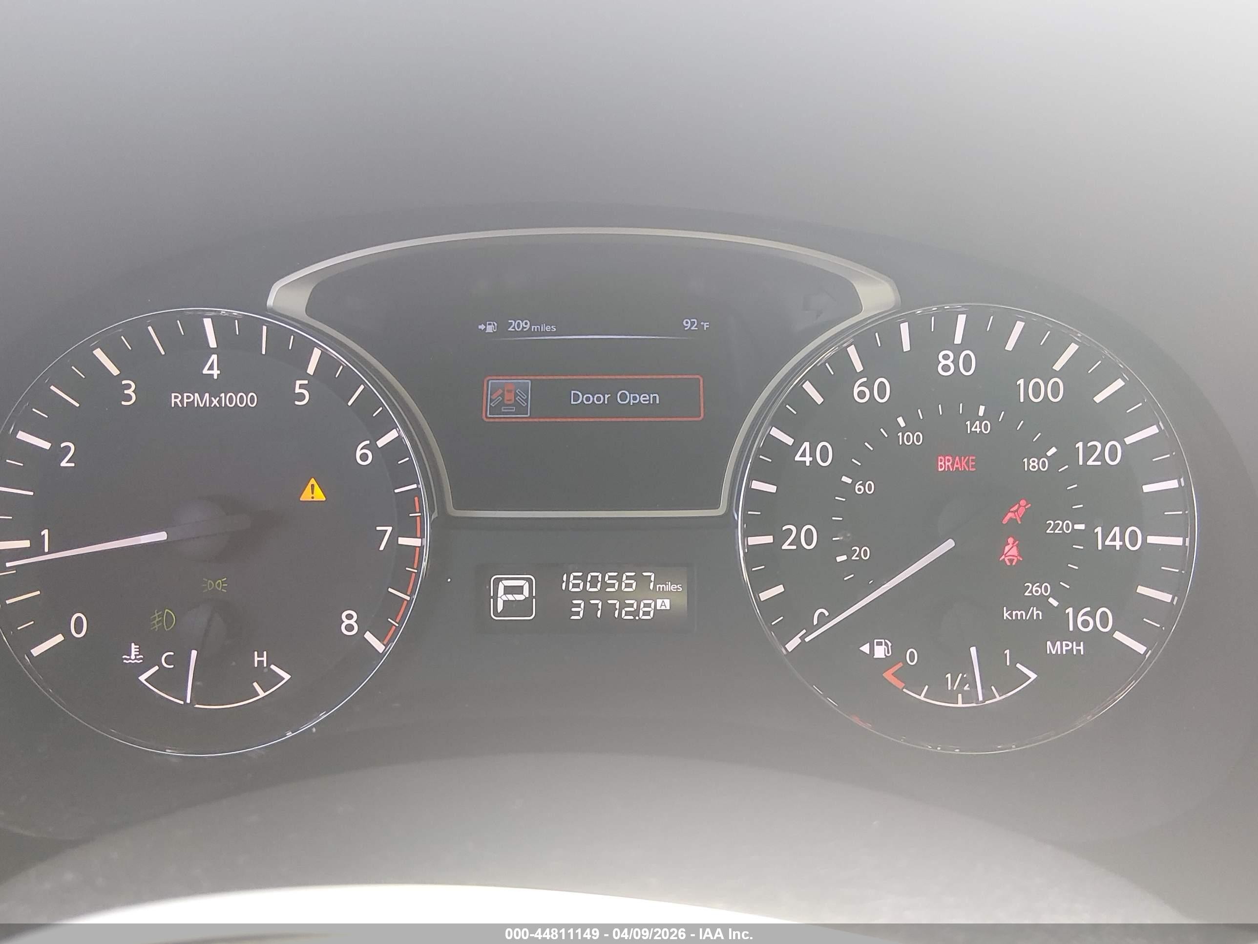 2013 Nissan Pathfinder Sl Gray vin: 5N1AR2MN1DC666053