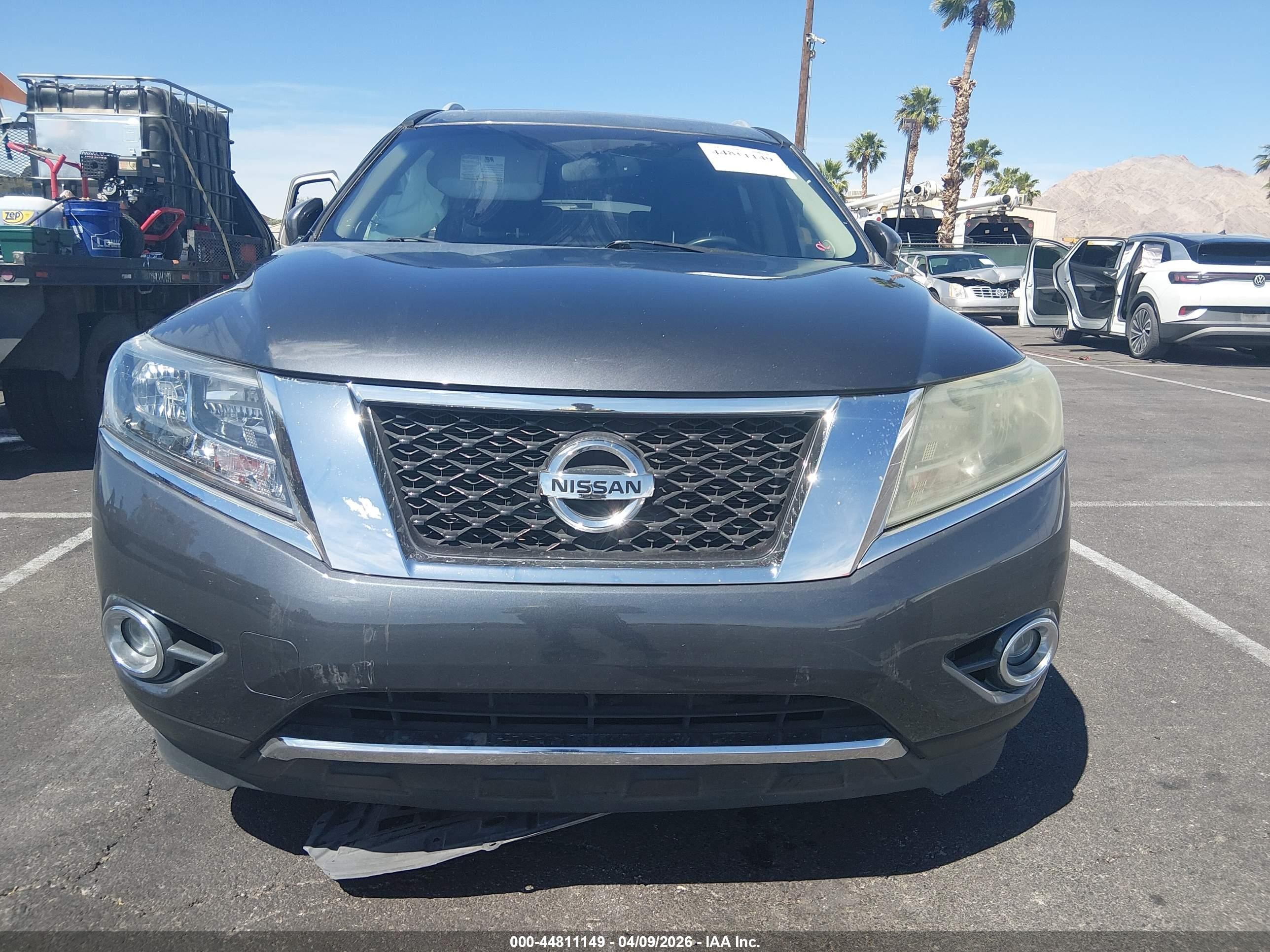 2013 Nissan Pathfinder Sl Gray vin: 5N1AR2MN1DC666053
