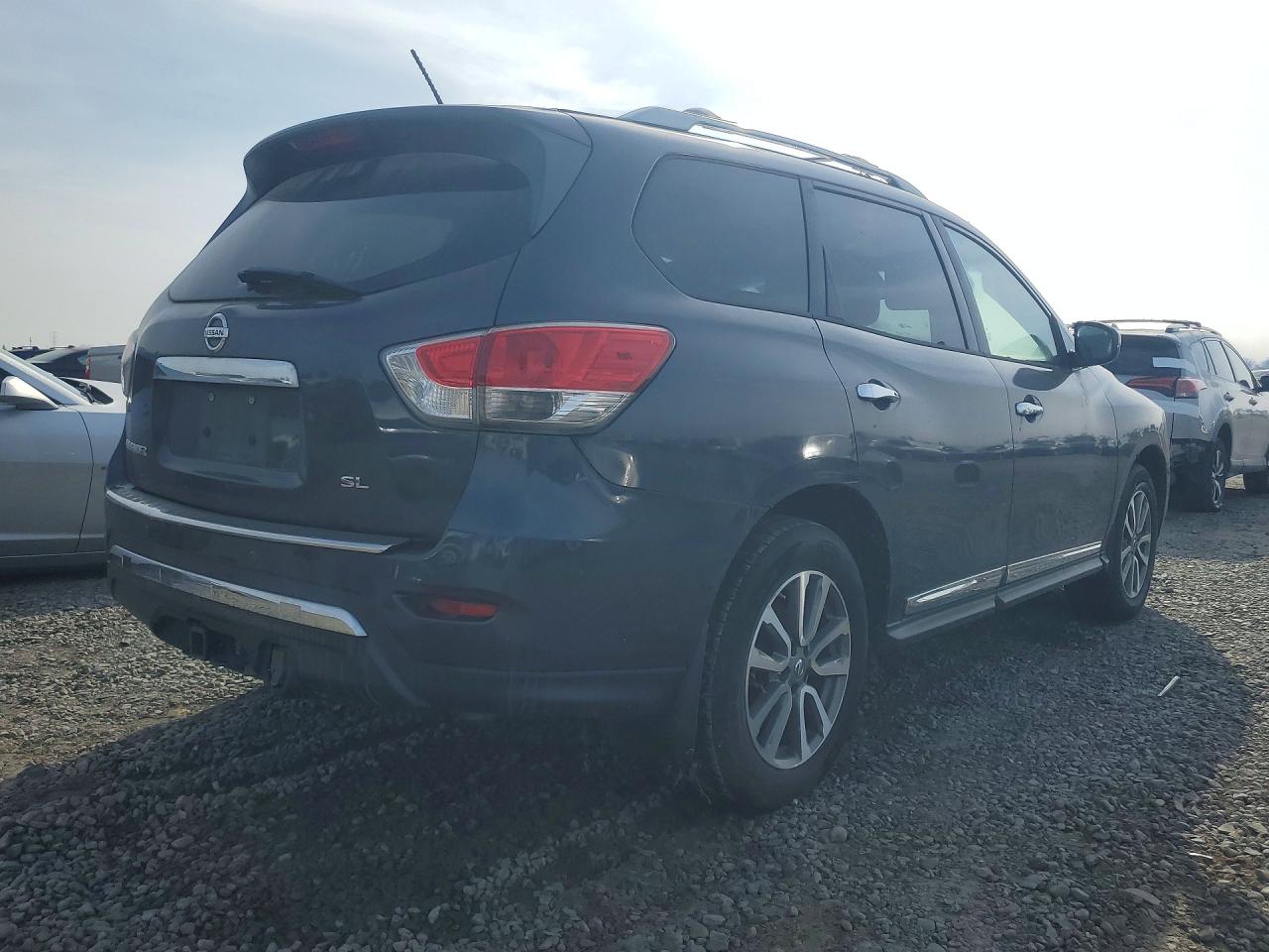 2013 Nissan Pathfinder S Gray vin: 5N1AR2MN1DC667526