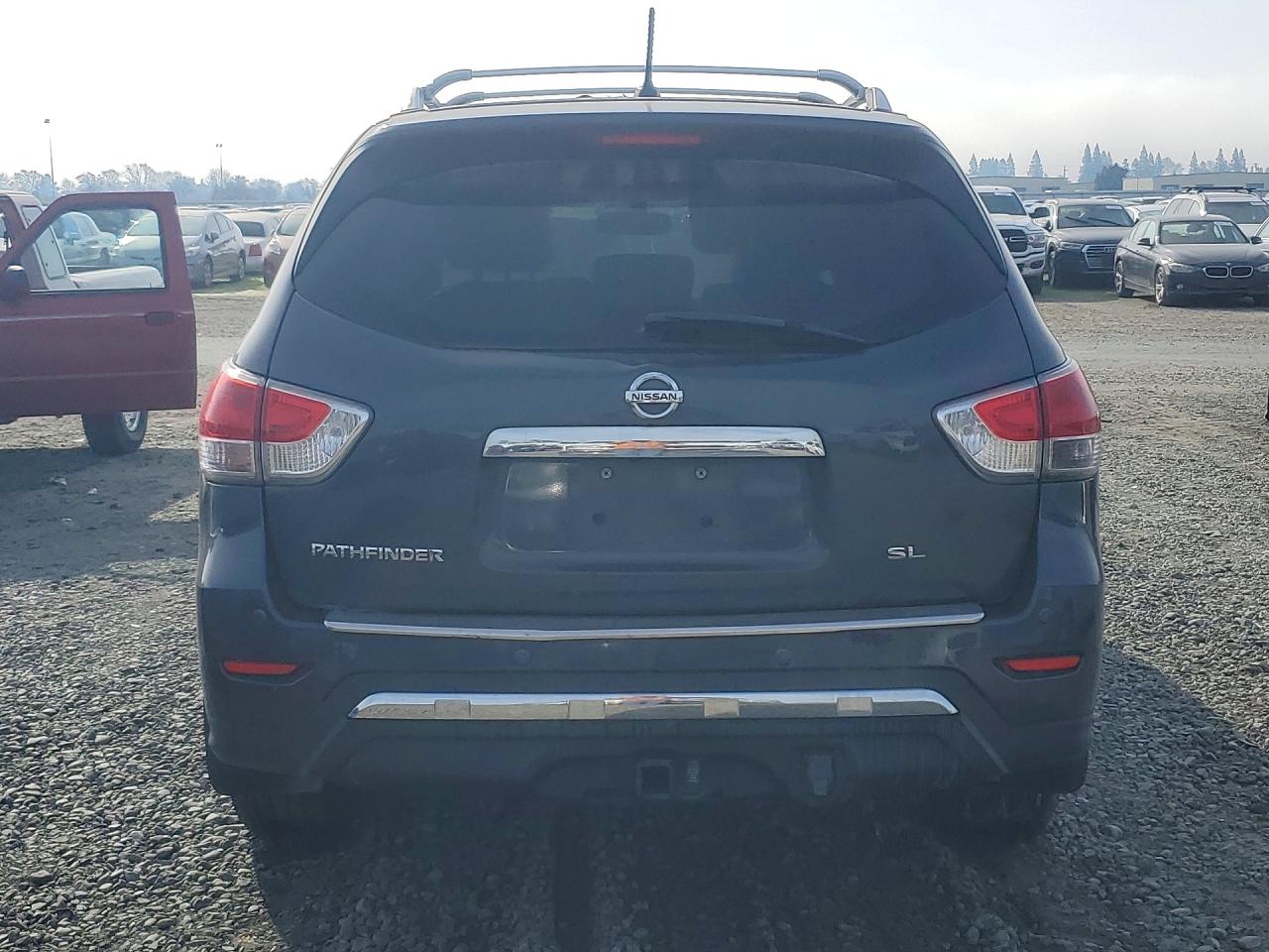2013 Nissan Pathfinder S Gray vin: 5N1AR2MN1DC667526