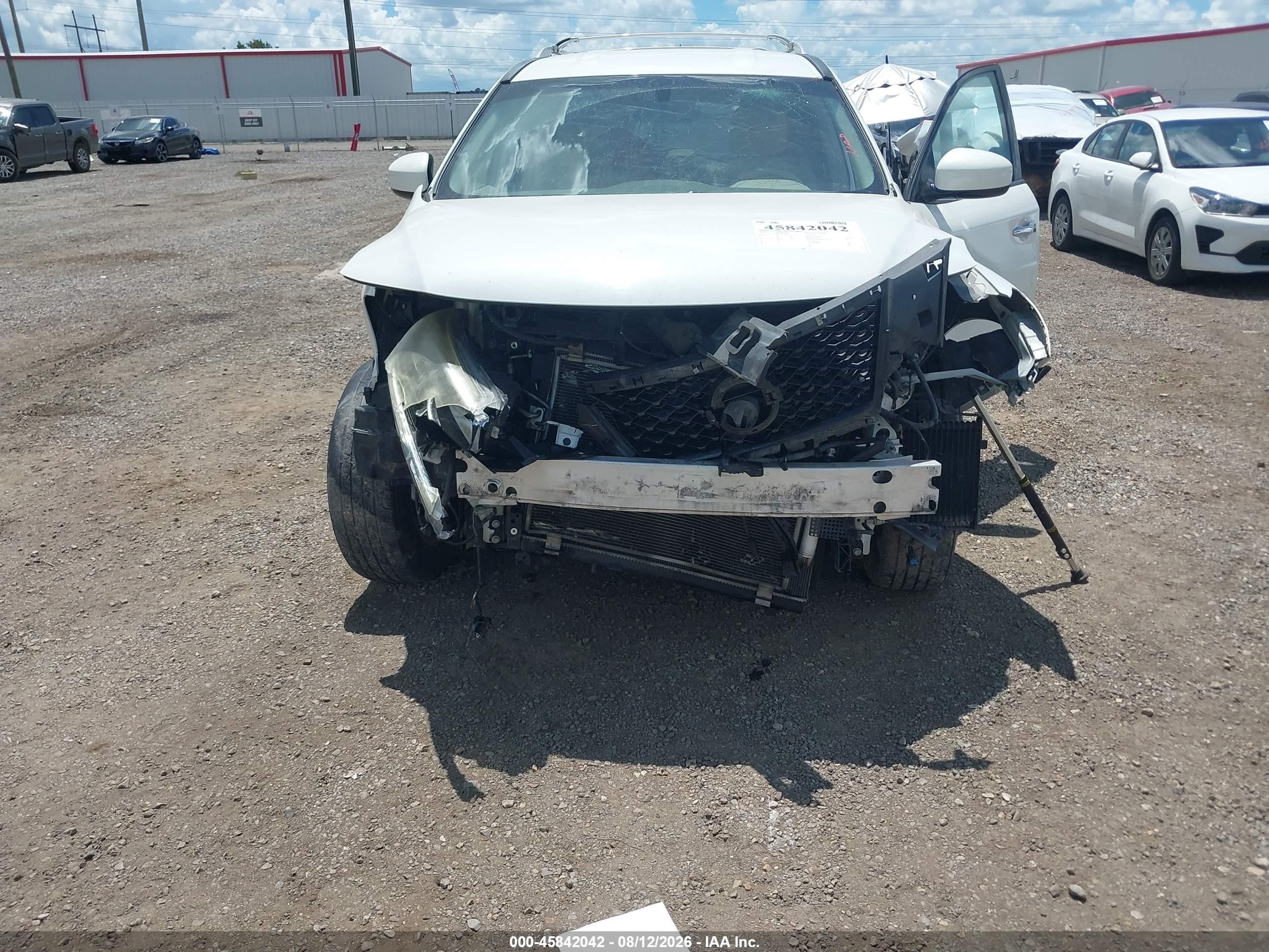 2013 Nissan Pathfinder Sl White vin: 5N1AR2MN1DC686111