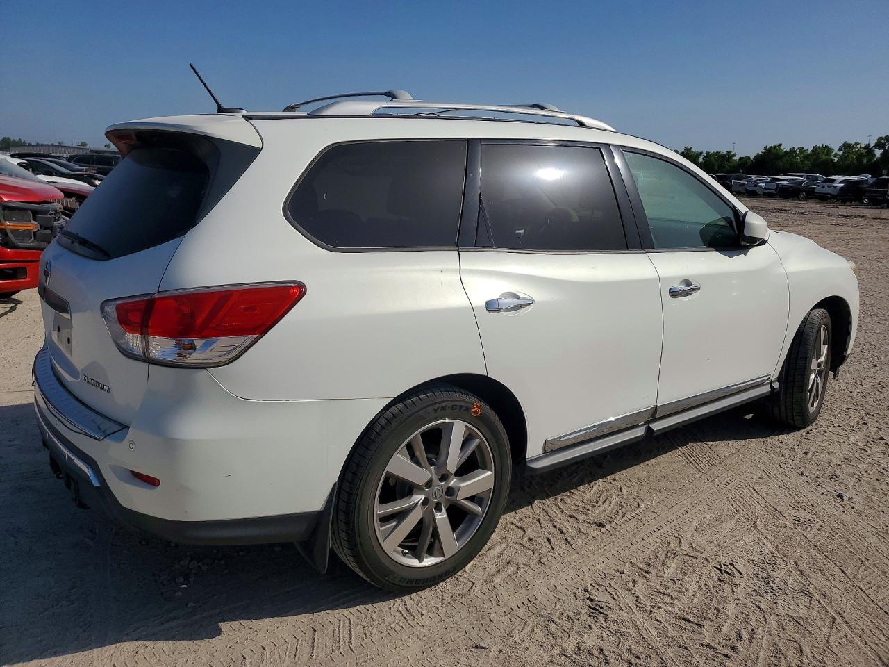 2013 Nissan Pathfinder S White vin: 5N1AR2MN1DC688585