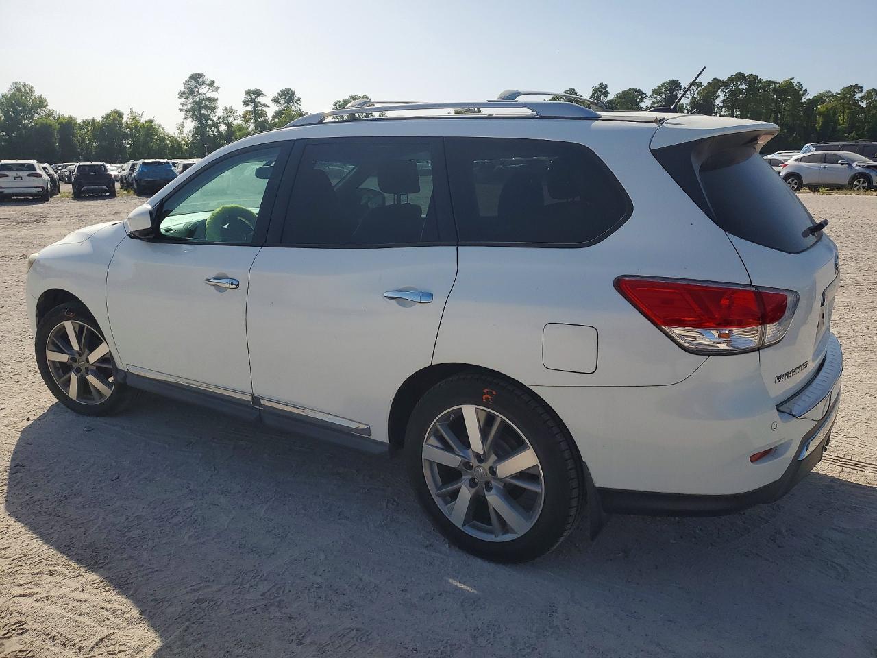 2013 Nissan Pathfinder S White vin: 5N1AR2MN1DC688585