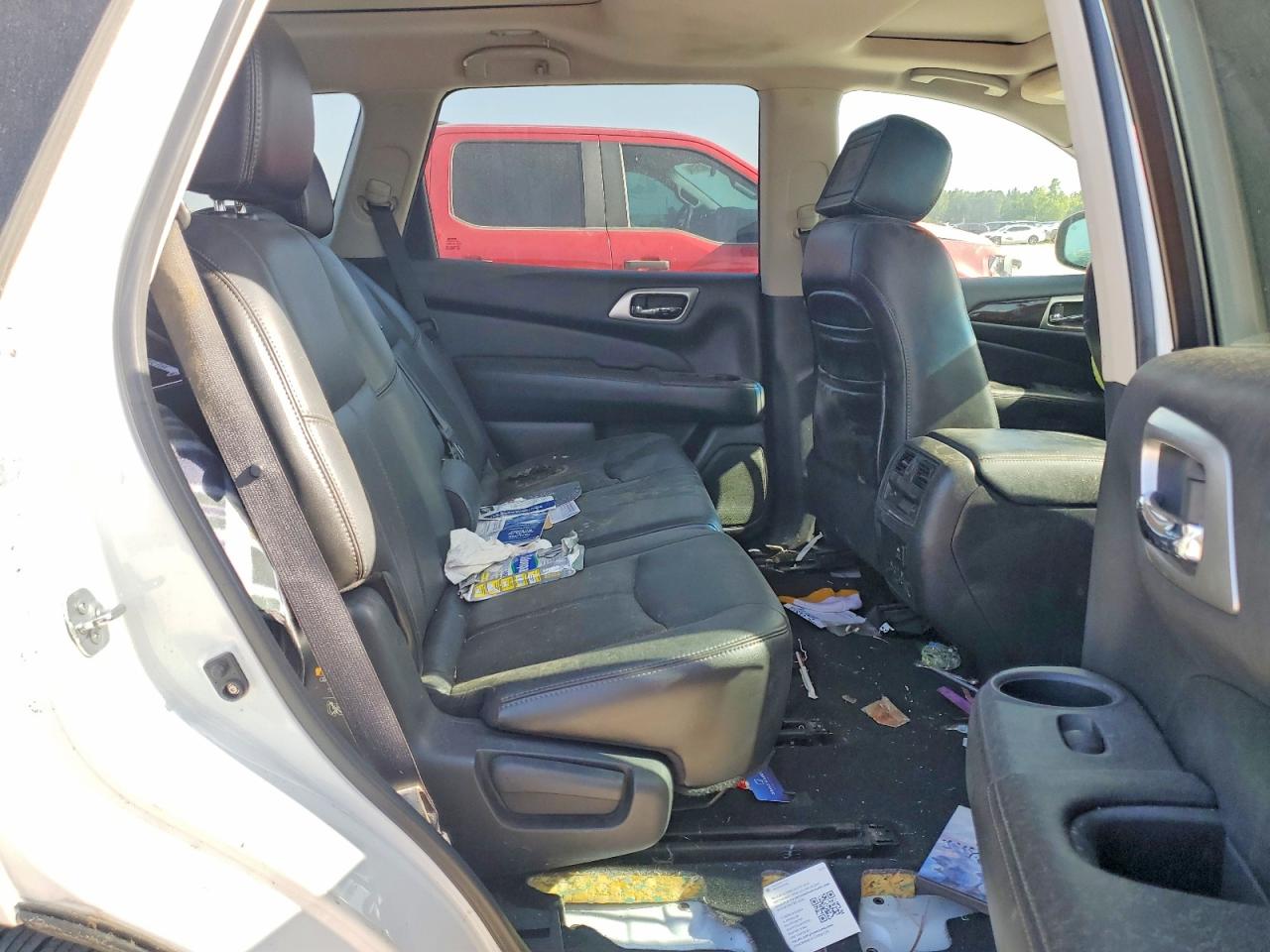 2013 Nissan Pathfinder S White vin: 5N1AR2MN1DC688585