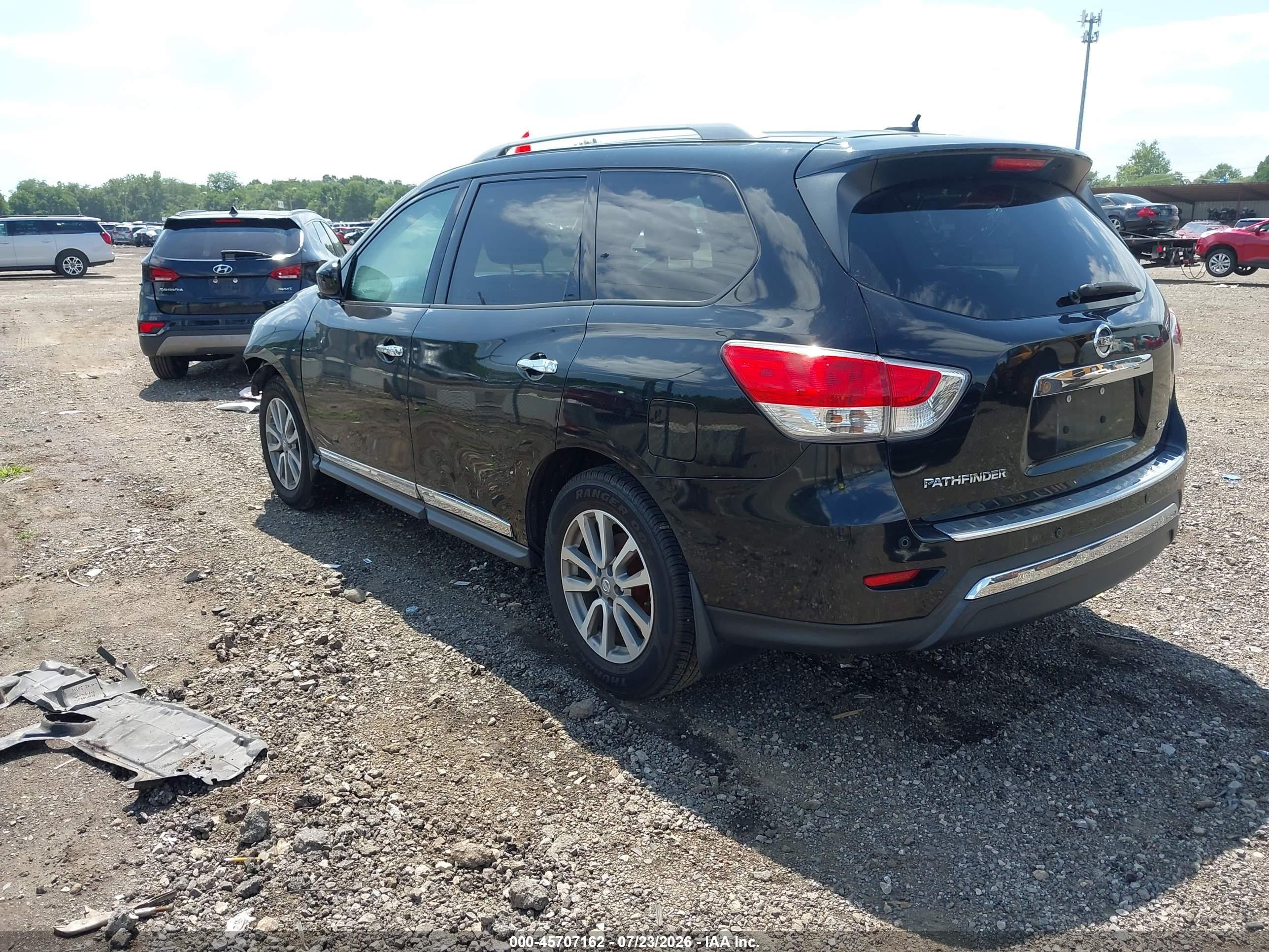 2014 Nissan Pathfinder Sl Черный vin: 5N1AR2MN1EC642952