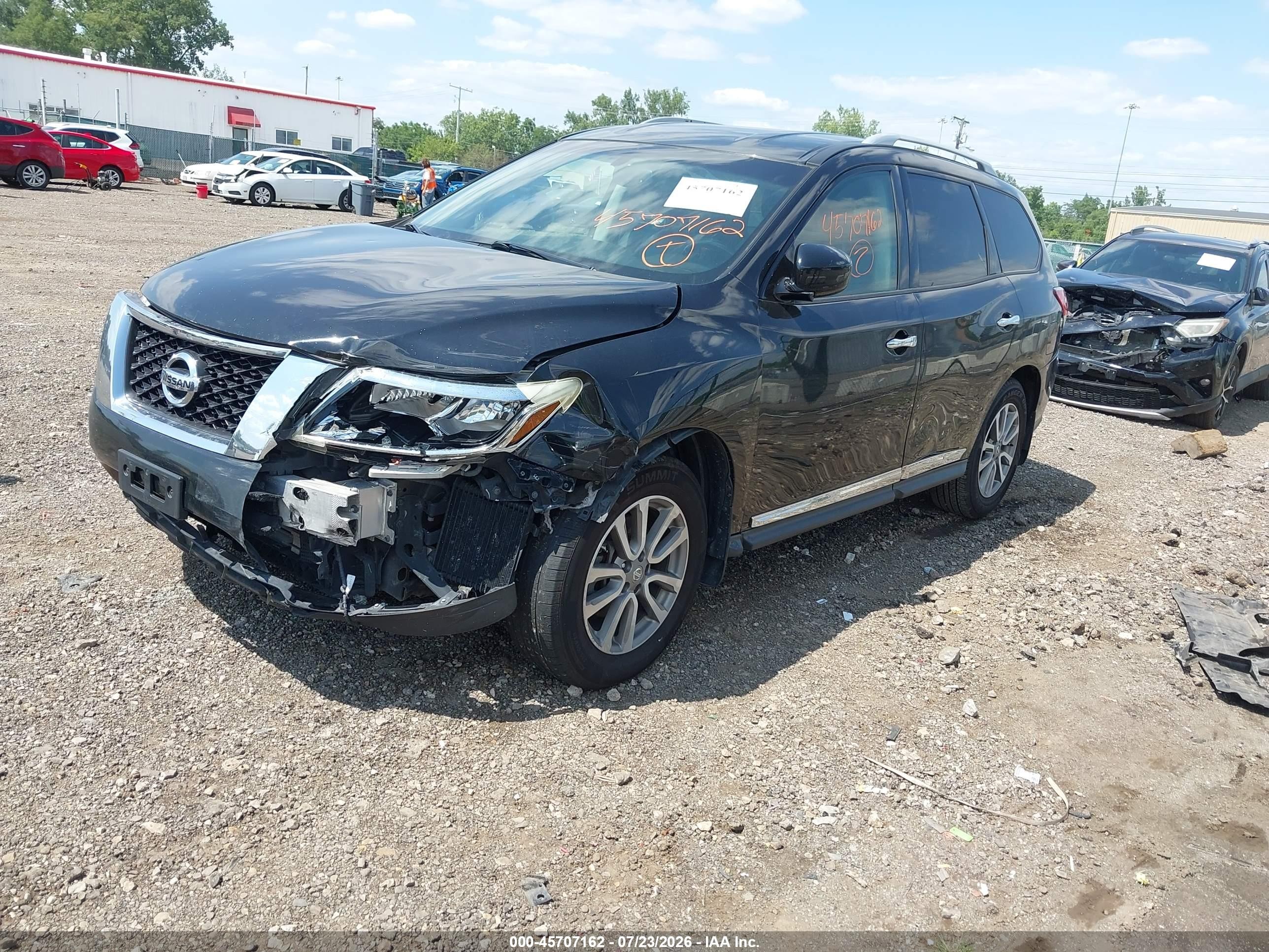 2014 Nissan Pathfinder Sl Черный vin: 5N1AR2MN1EC642952