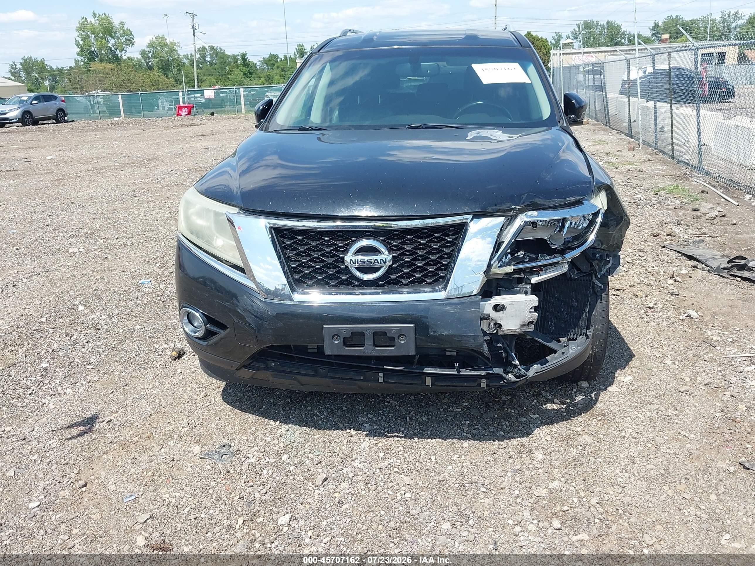 2014 Nissan Pathfinder Sl Черный vin: 5N1AR2MN1EC642952