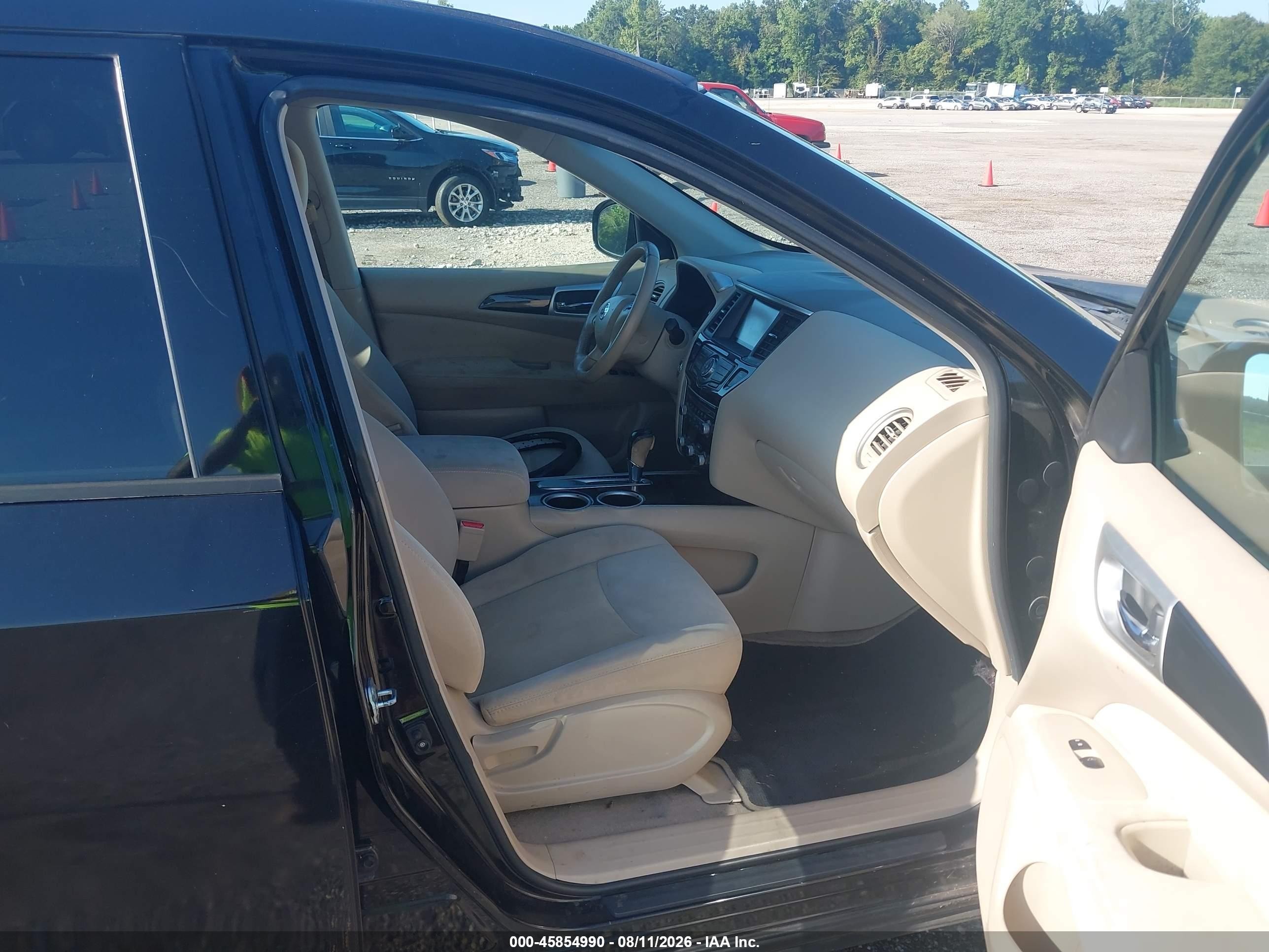 2014 Nissan Pathfinder Sv Black vin: 5N1AR2MN1EC647875