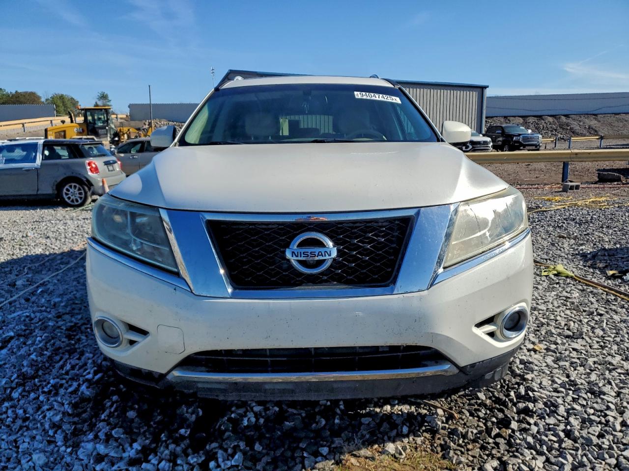 2014 Nissan Pathfinder S White vin: 5N1AR2MN1EC652218