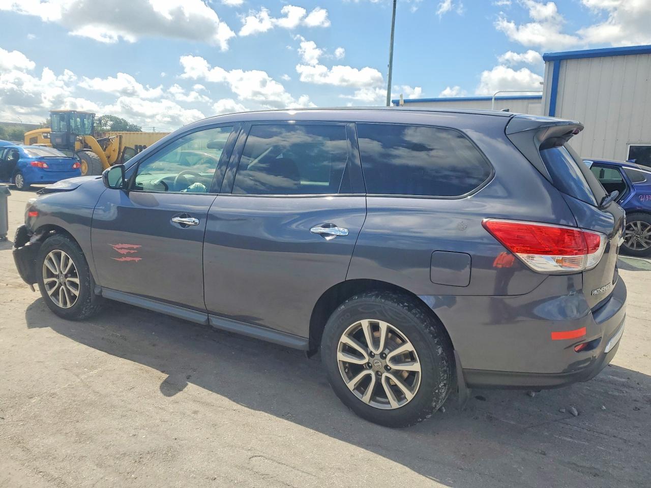 2014 Nissan Pathfinder S Gray vin: 5N1AR2MN1EC675935