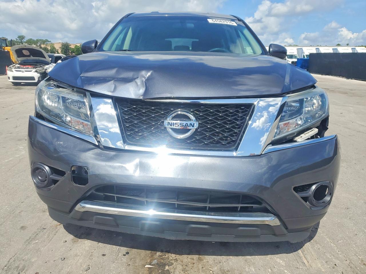 2014 Nissan Pathfinder S Gray vin: 5N1AR2MN1EC675935