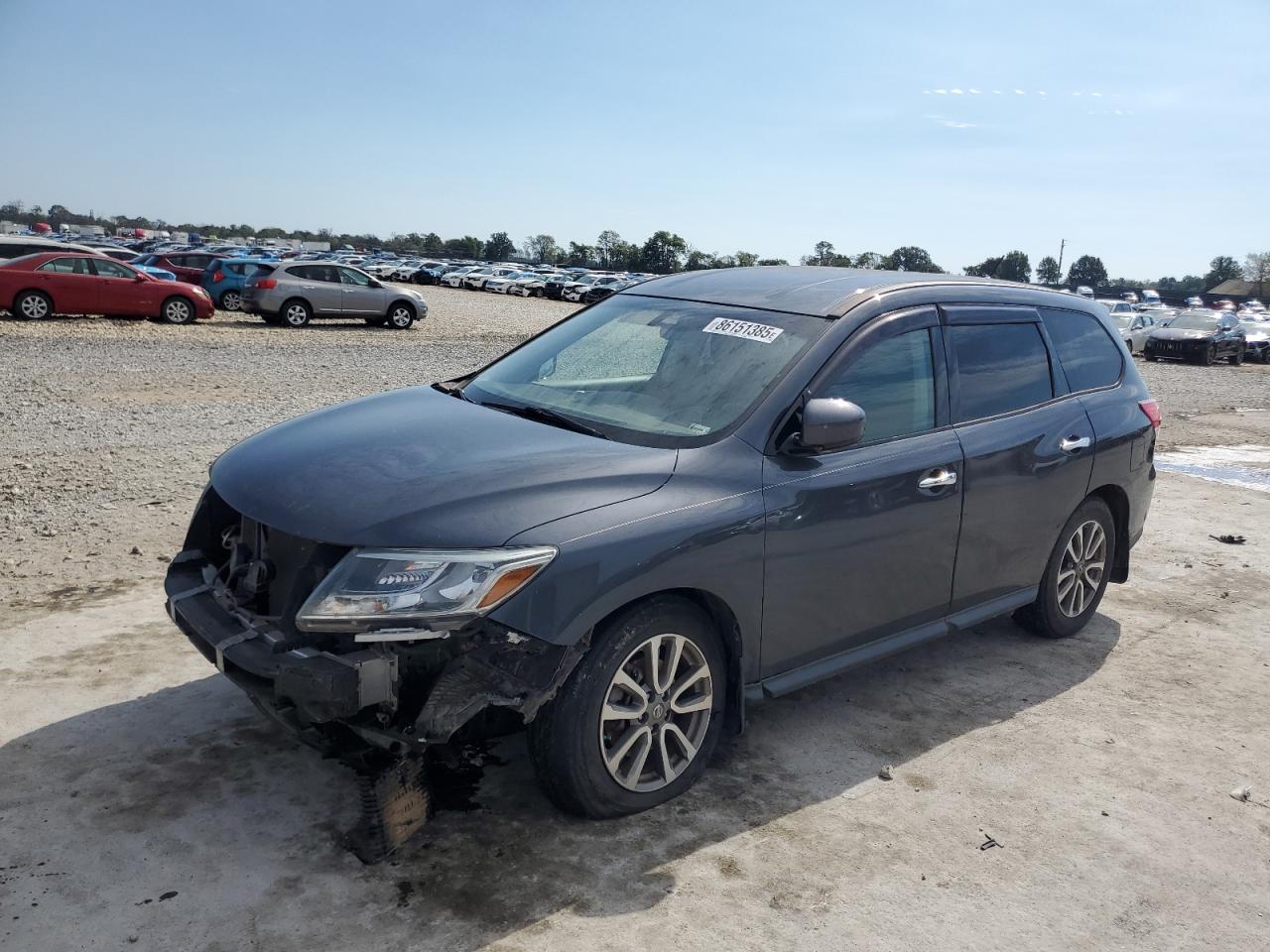 2014 Nissan Pathfinder S Blue vin: 5N1AR2MN1EC699099