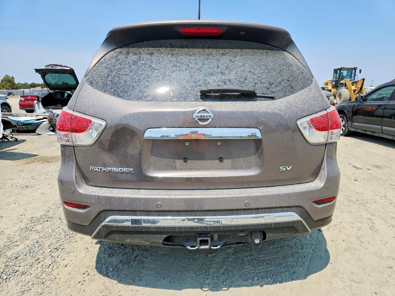 2014 Nissan Pathfinder Sv Gray vin: 5N1AR2MN1EC701577