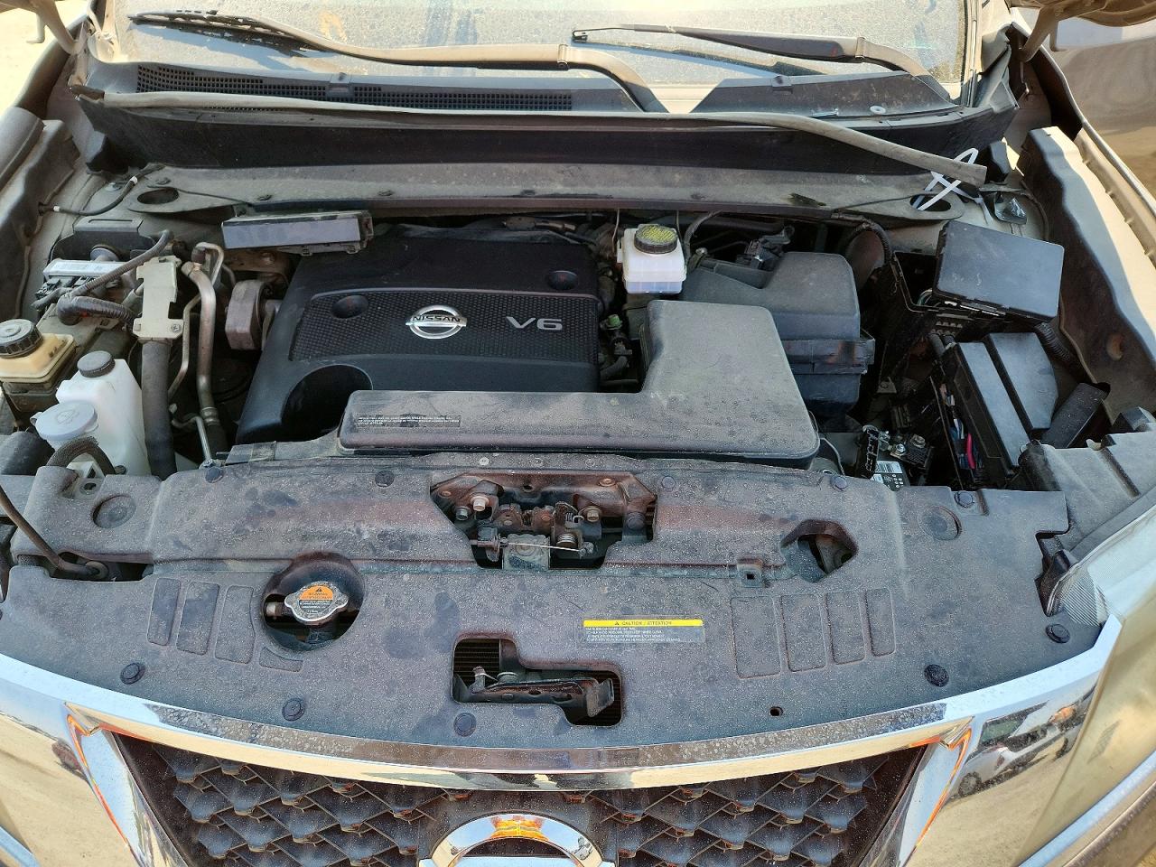 2014 Nissan Pathfinder Sv Gray vin: 5N1AR2MN1EC701577