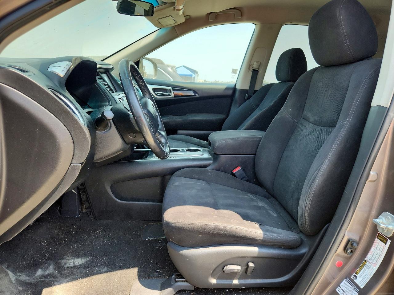 2014 Nissan Pathfinder Sv Gray vin: 5N1AR2MN1EC701577