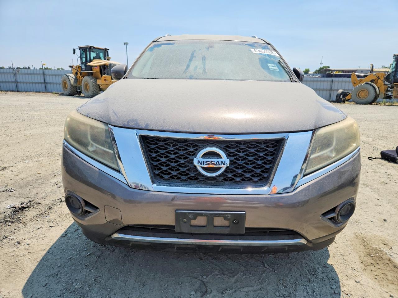 2014 Nissan Pathfinder Sv Gray vin: 5N1AR2MN1EC701577