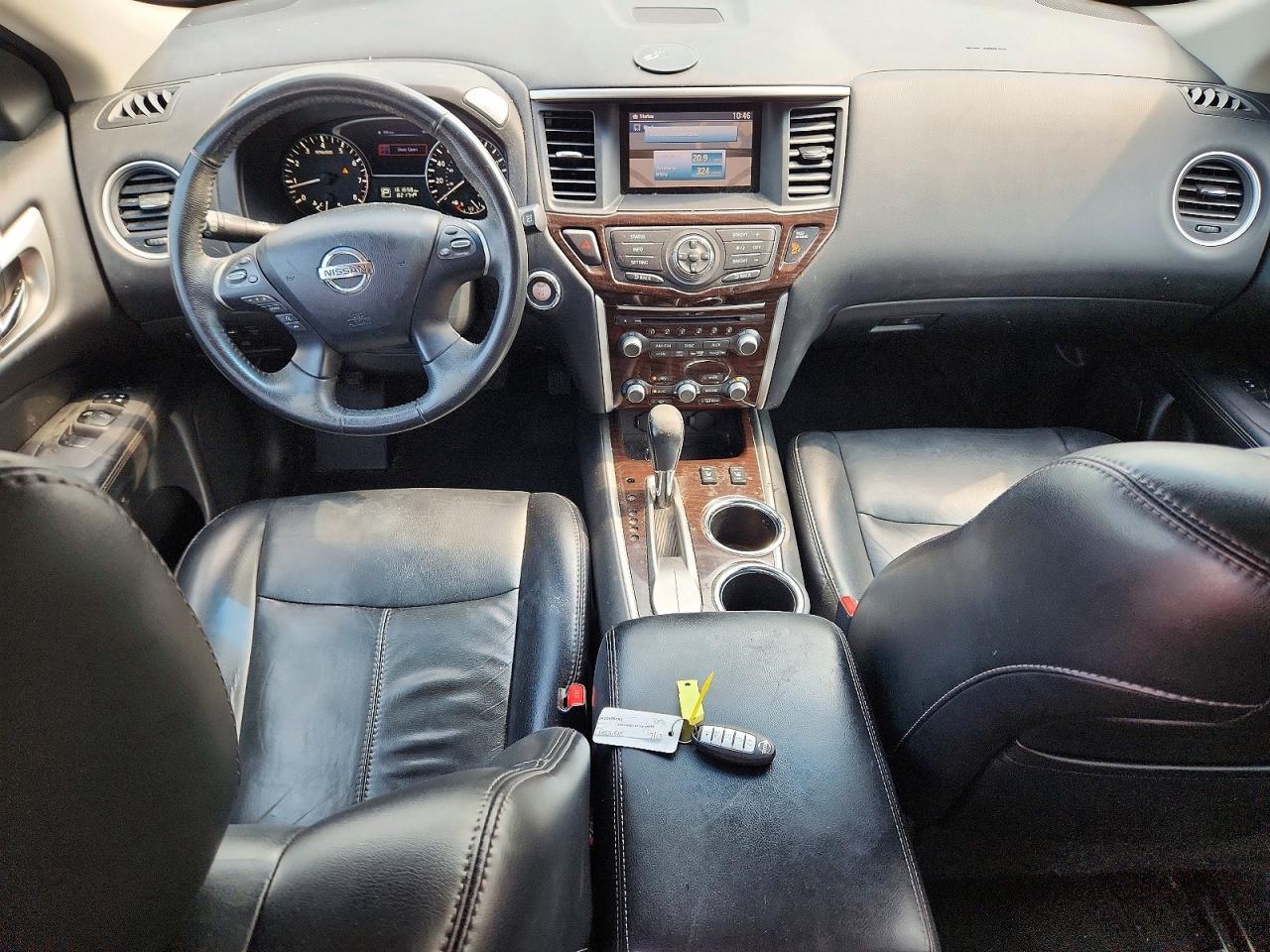 2014 Nissan Pathfinder Sl White vin: 5N1AR2MN1EC727189