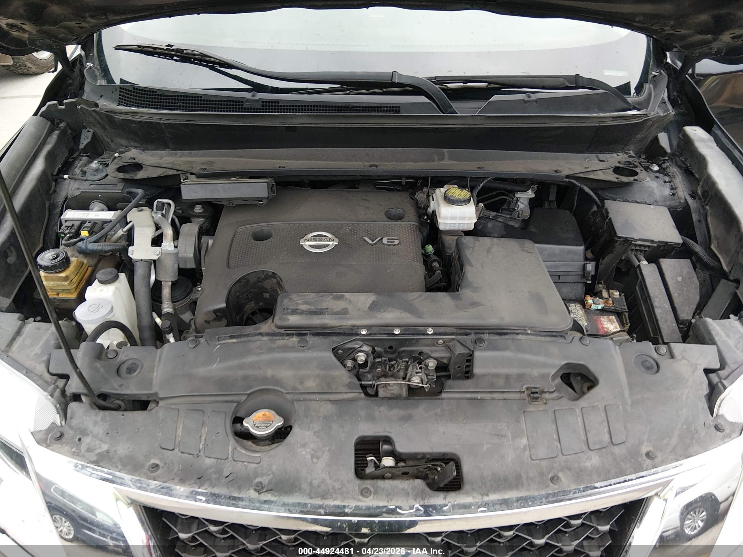 2015 Nissan Pathfinder Sl Black vin: 5N1AR2MN1FC602050