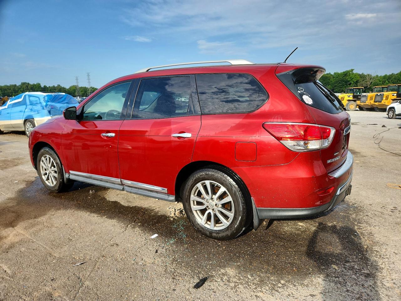 2015 Nissan Pathfinder Sl Burgundy vin: 5N1AR2MN1FC614814