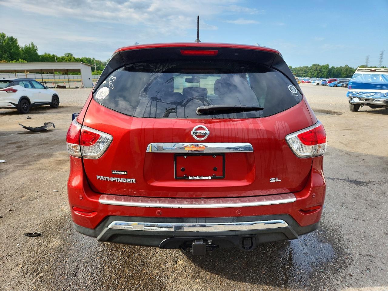 2015 Nissan Pathfinder Sl Burgundy vin: 5N1AR2MN1FC614814
