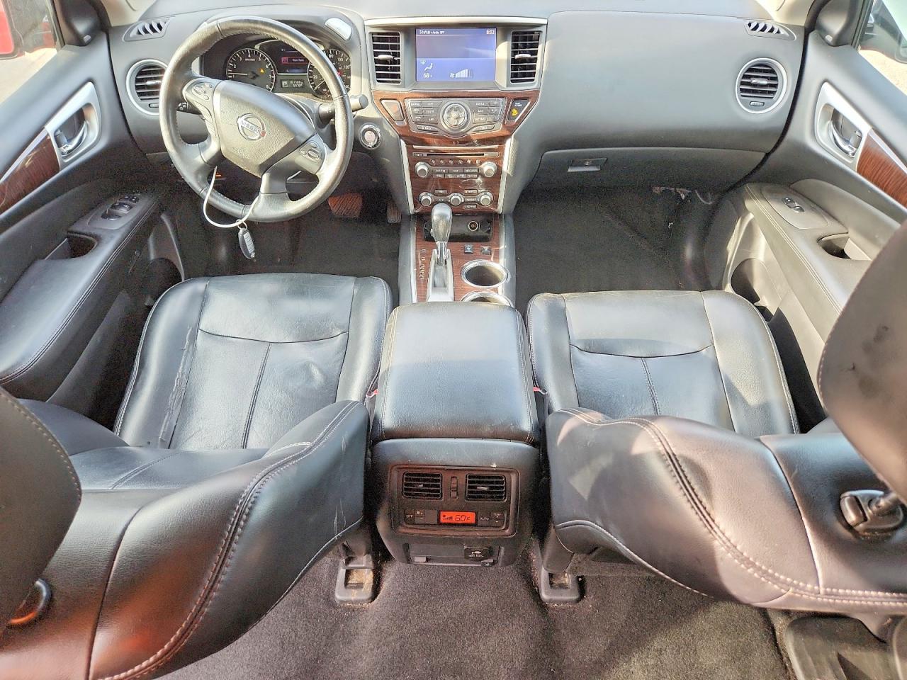 2015 Nissan Pathfinder Sl Burgundy vin: 5N1AR2MN1FC614814