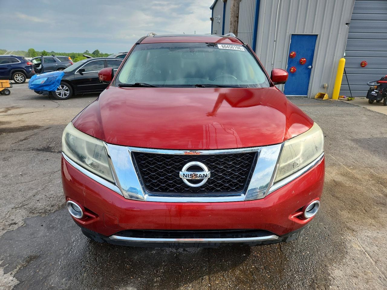 2015 Nissan Pathfinder Sl Burgundy vin: 5N1AR2MN1FC614814
