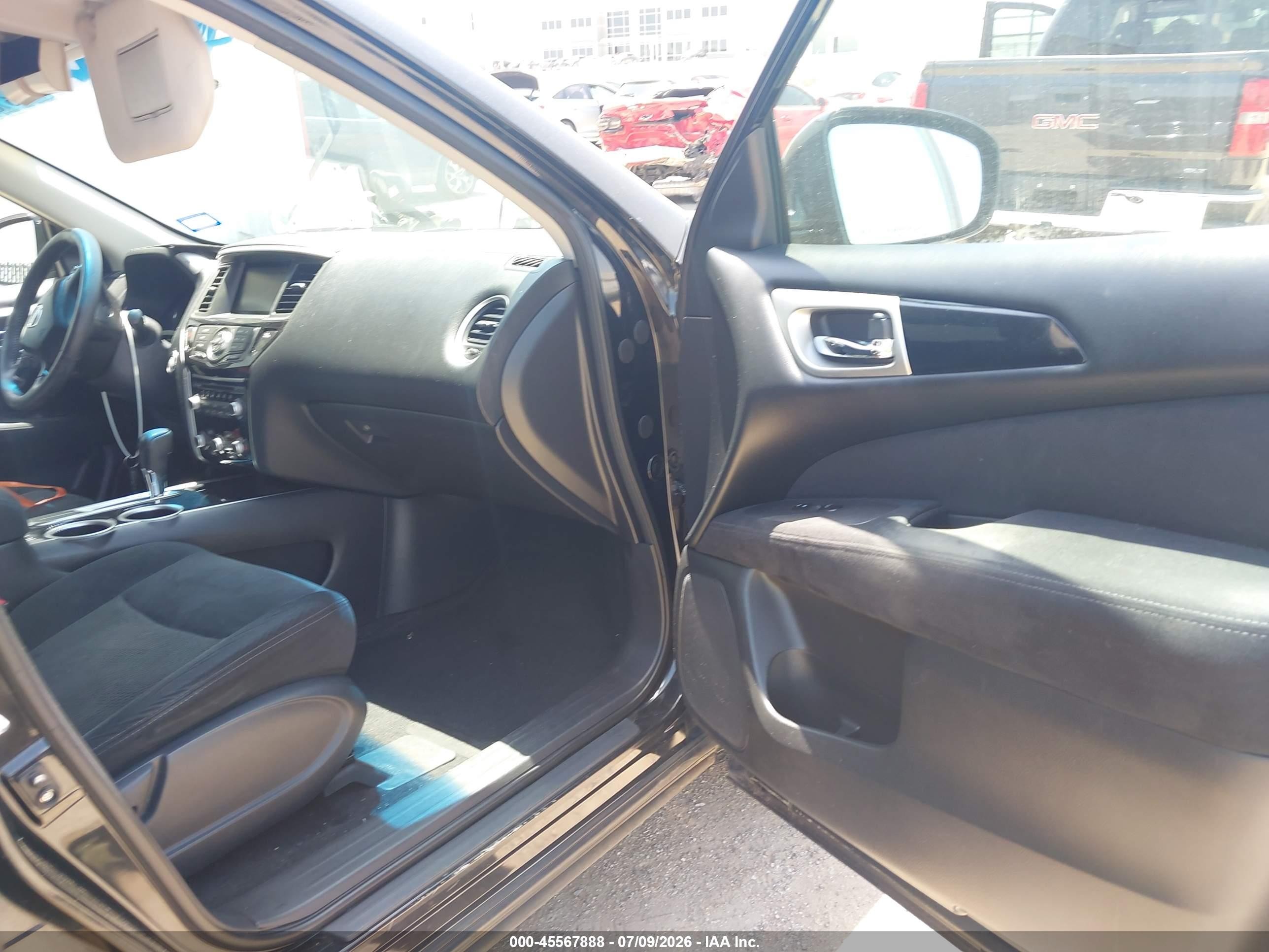 2015 Nissan Pathfinder Platinum/s/sl/sv Black vin: 5N1AR2MN1FC620693
