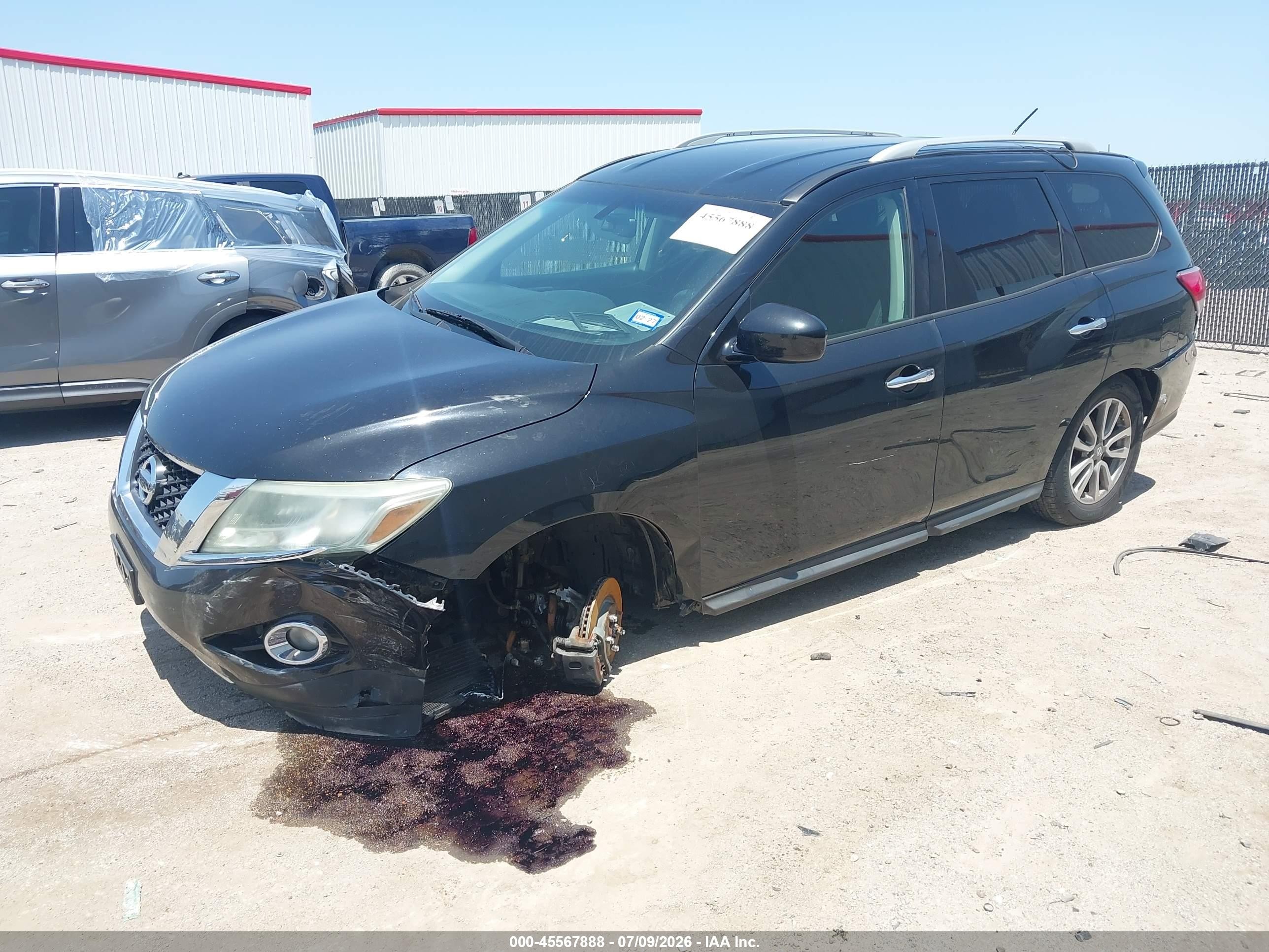 2015 Nissan Pathfinder Platinum/s/sl/sv Black vin: 5N1AR2MN1FC620693