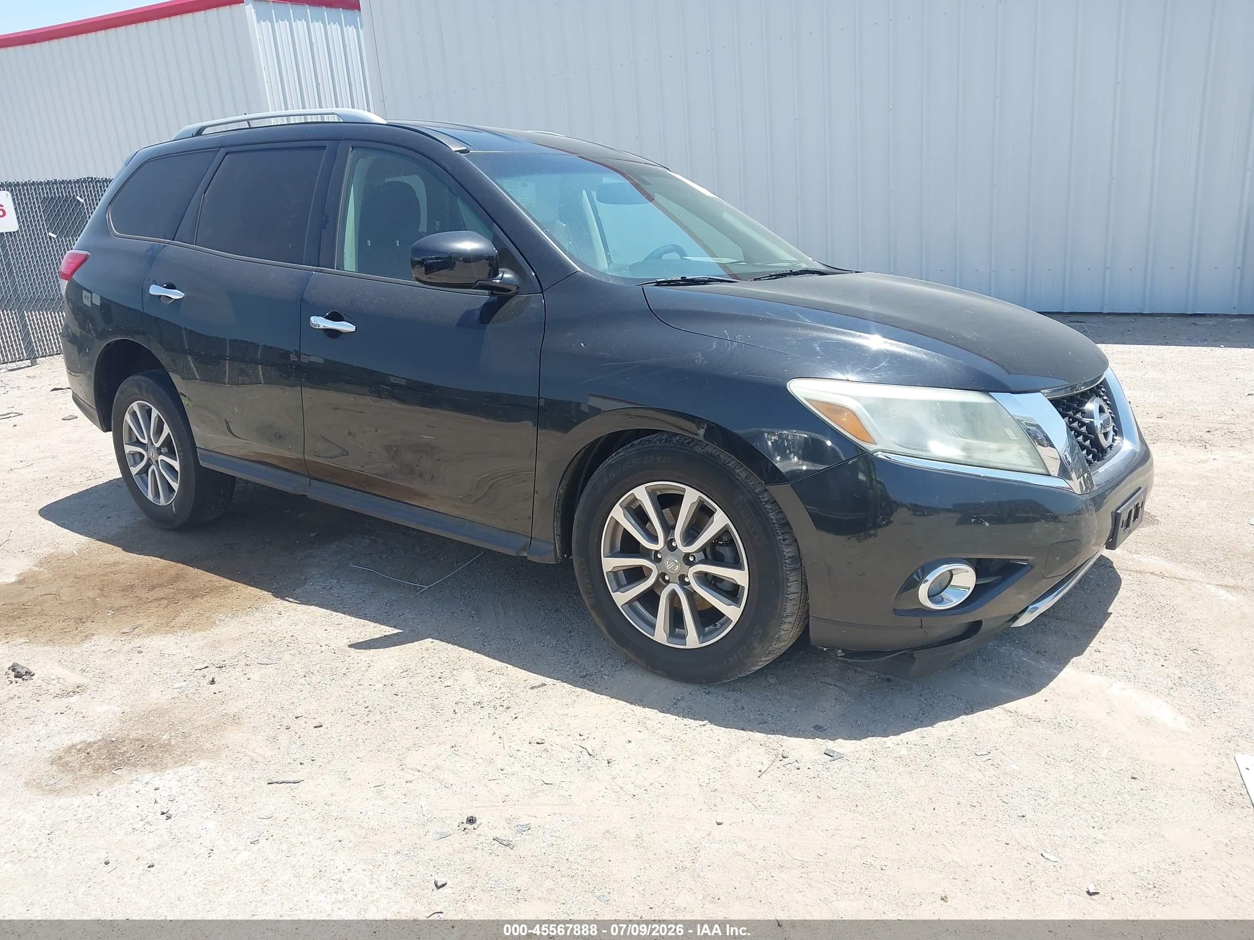 2015 Nissan Pathfinder Platinum/s/sl/sv Black vin: 5N1AR2MN1FC620693