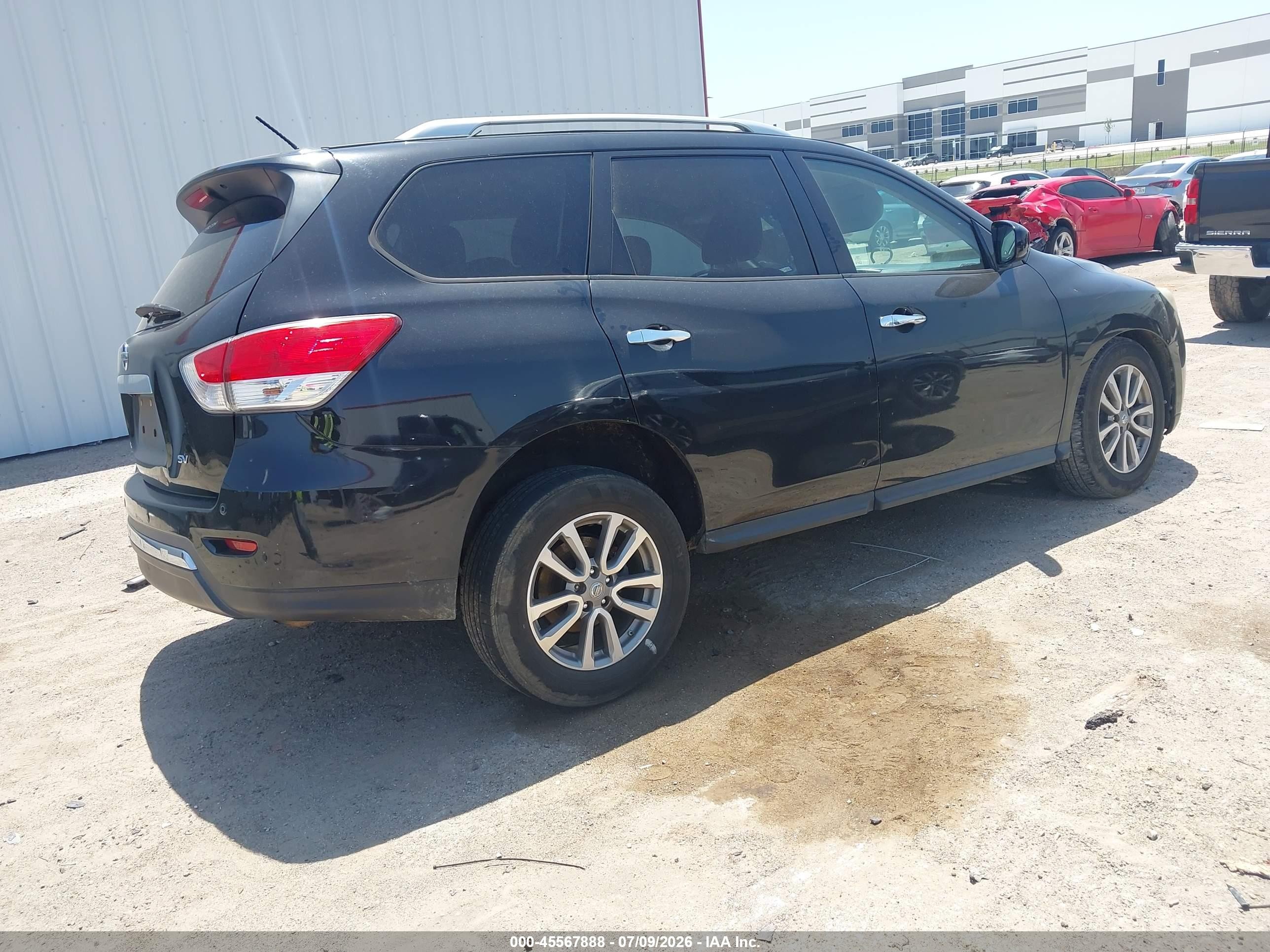 2015 Nissan Pathfinder Platinum/s/sl/sv Black vin: 5N1AR2MN1FC620693