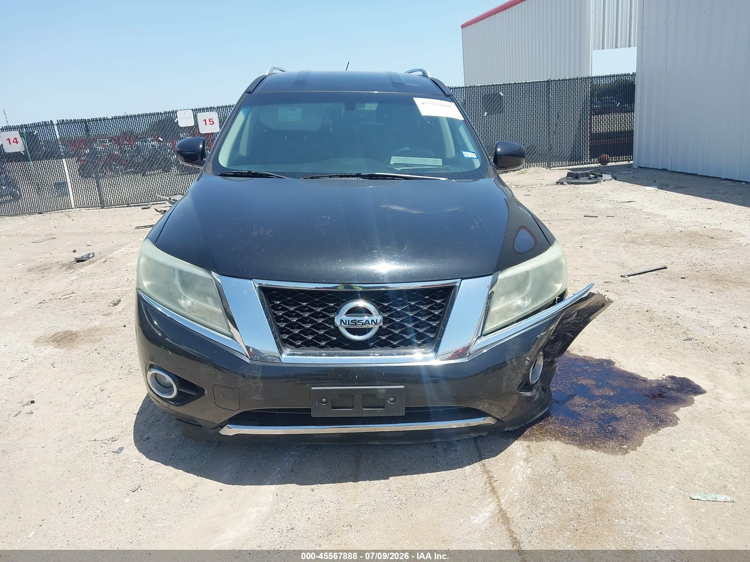 2015 Nissan Pathfinder Platinum/s/sl/sv Black vin: 5N1AR2MN1FC620693