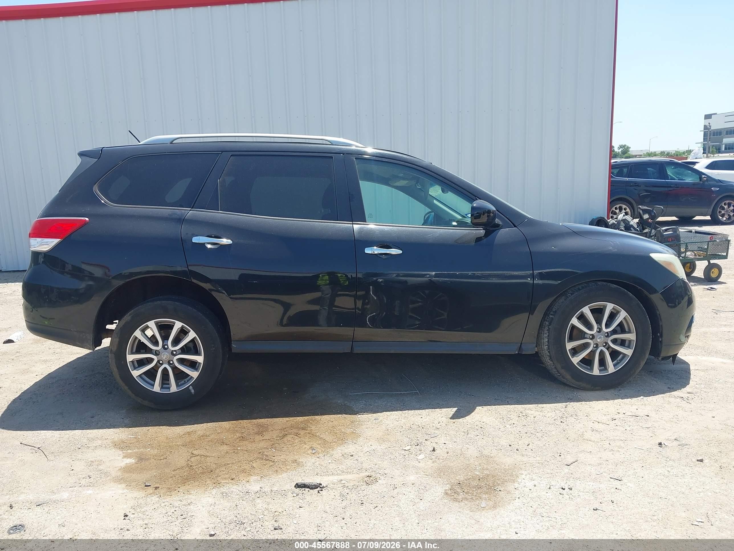 2015 Nissan Pathfinder Platinum/s/sl/sv Black vin: 5N1AR2MN1FC620693