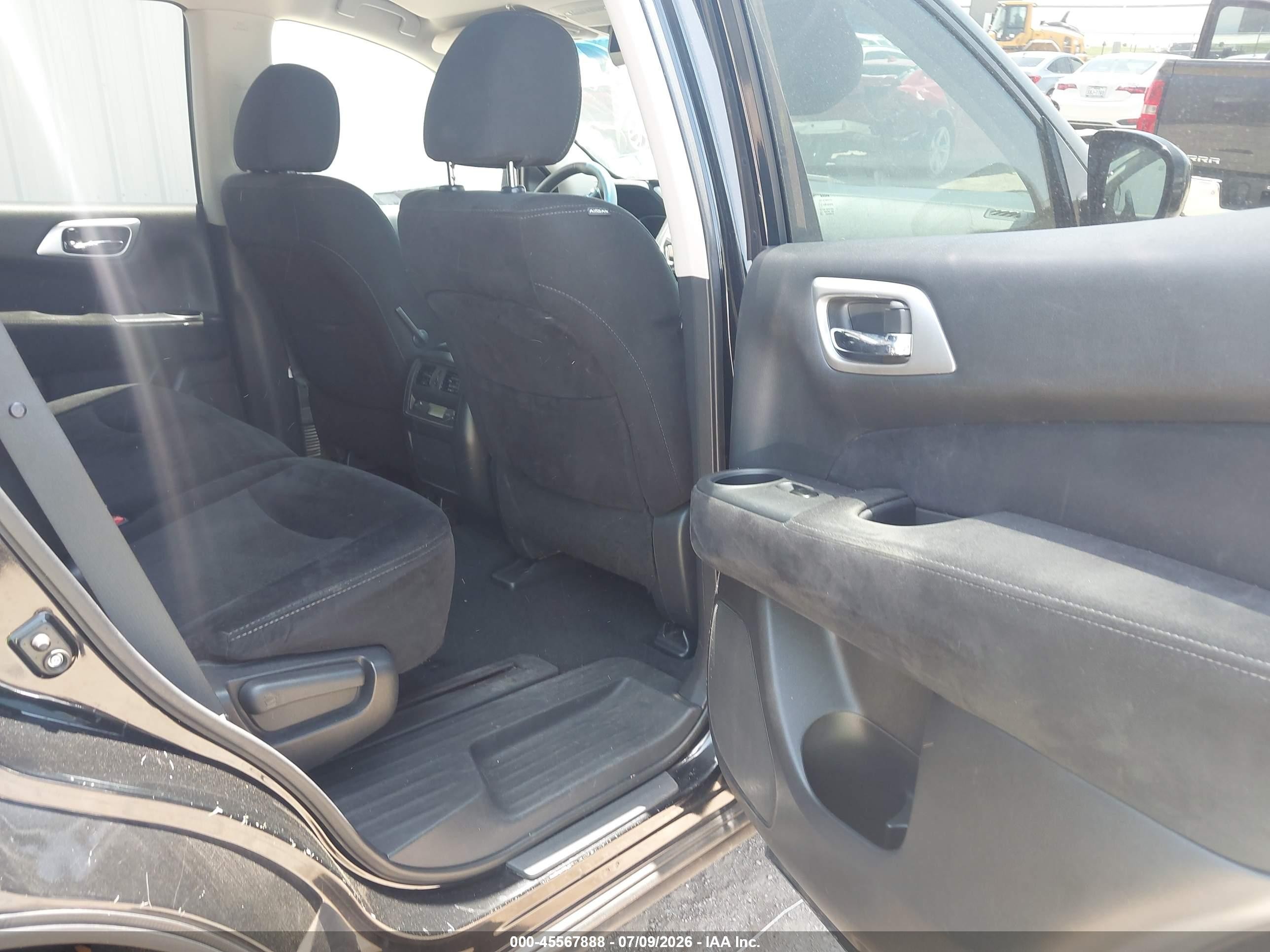 2015 Nissan Pathfinder Platinum/s/sl/sv Black vin: 5N1AR2MN1FC620693