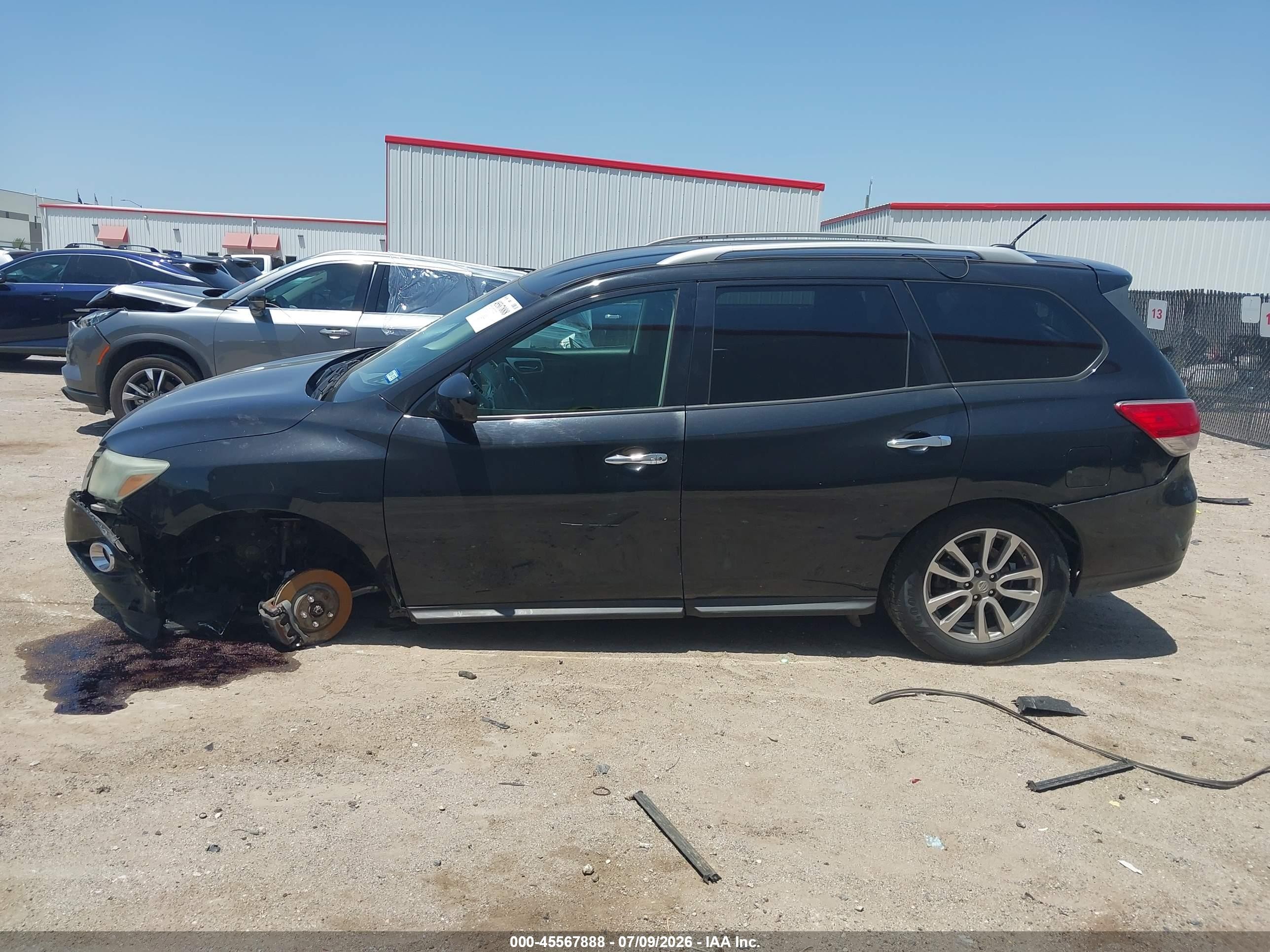 2015 Nissan Pathfinder Platinum/s/sl/sv Black vin: 5N1AR2MN1FC620693