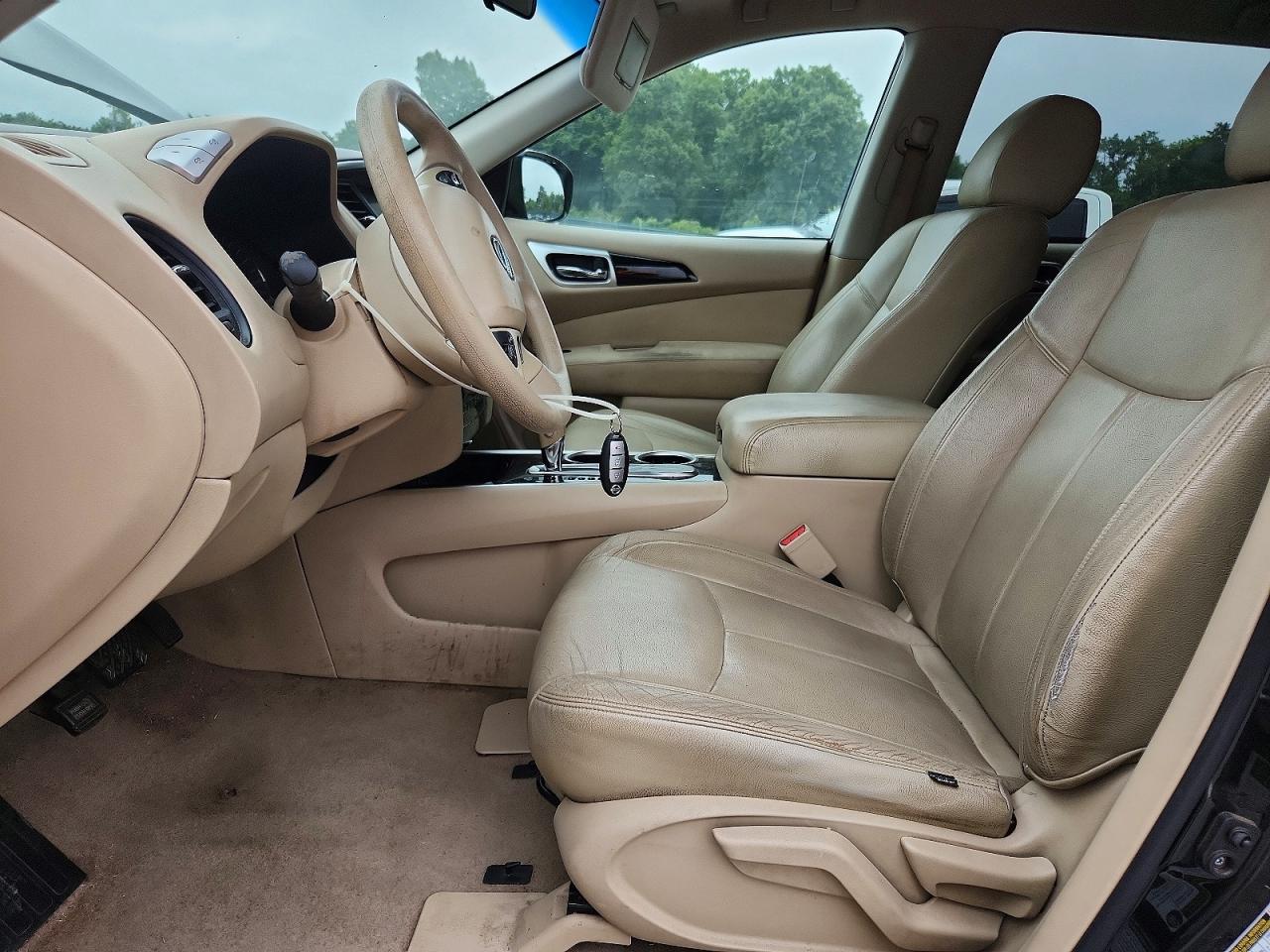 2015 Nissan Pathfinder S Зеленый vin: 5N1AR2MN1FC657355