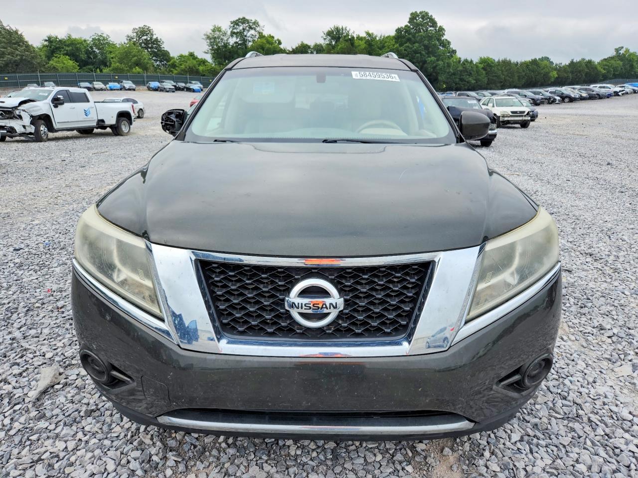 2015 Nissan Pathfinder S Зеленый vin: 5N1AR2MN1FC657355