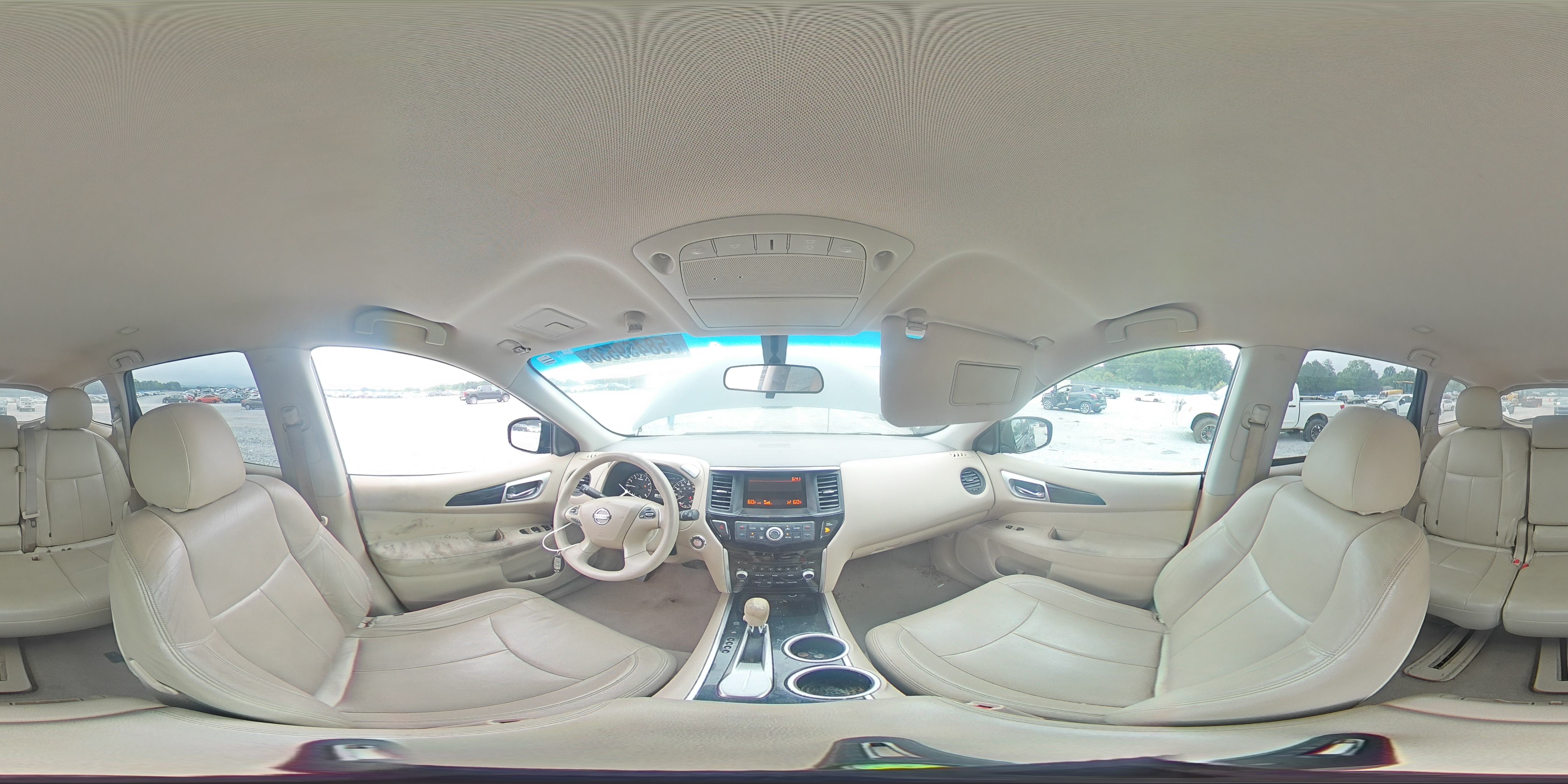 2015 Nissan Pathfinder S Зеленый vin: 5N1AR2MN1FC657355